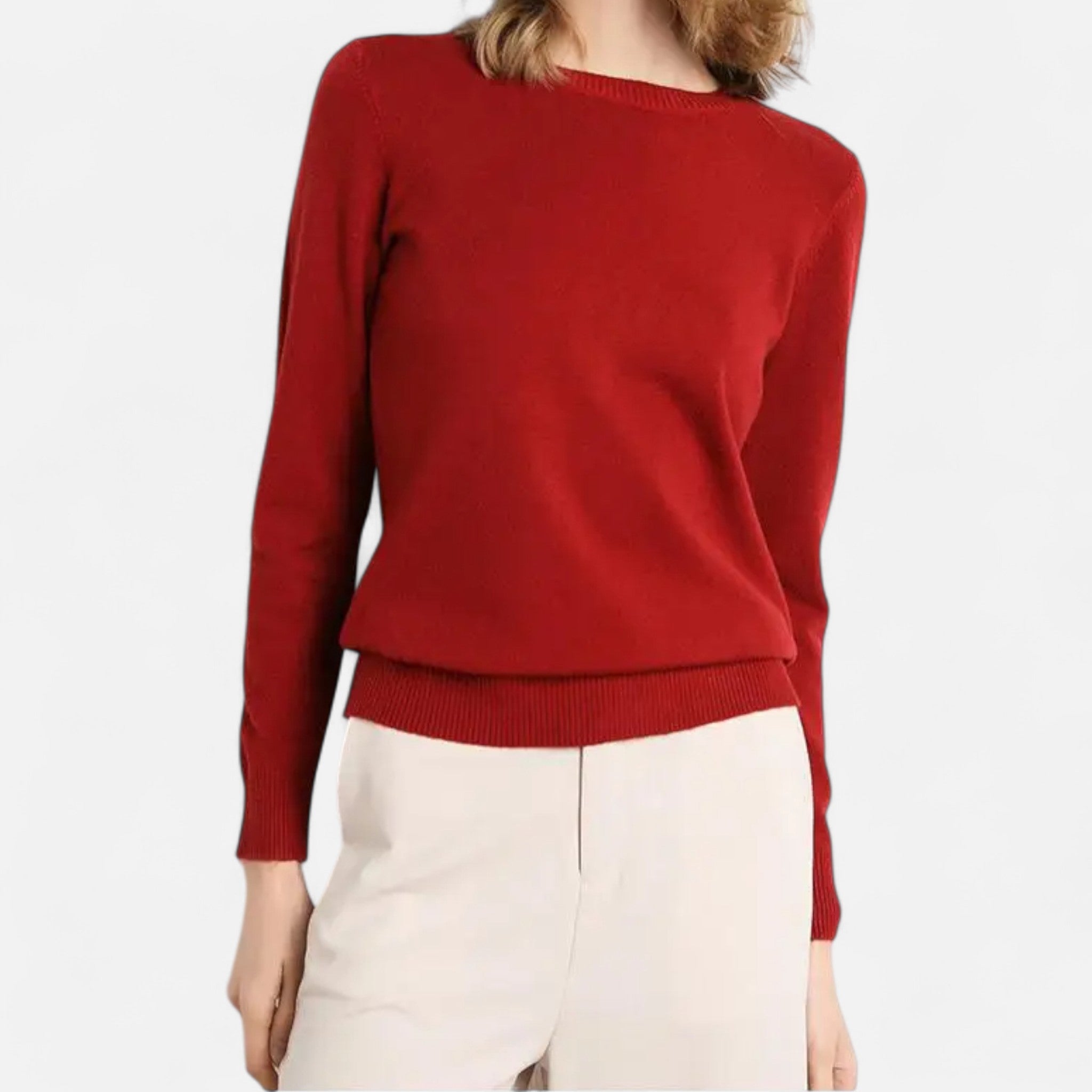 Ancienne Monde | Pull Femme Laine Mérinos Col Rond Intemporel