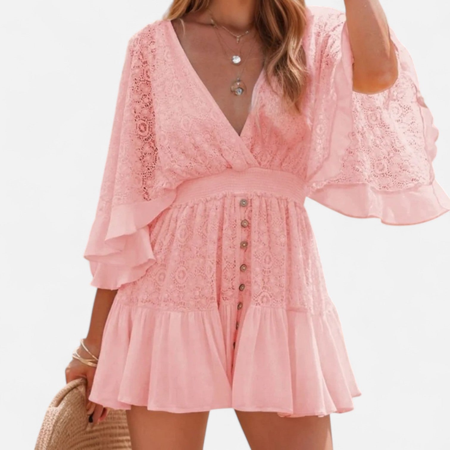 Ancienne Monde | Robe Courte d'Été pour Femme – Légèreté Stylée, Élégance Saisonnière Sans Effort