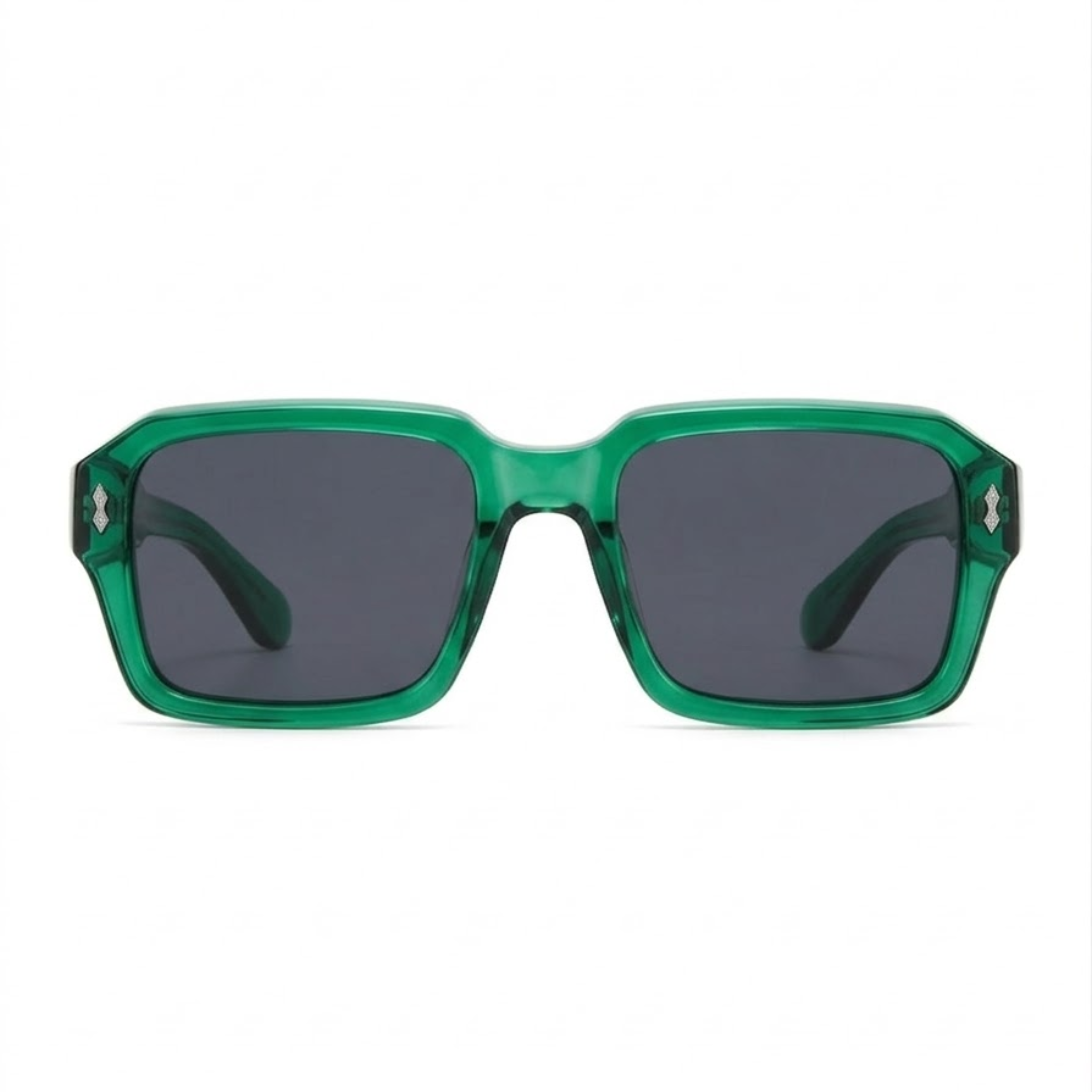 Lunettes de soleil carrées vintage avec verres TAC et protection UV400 unisexe