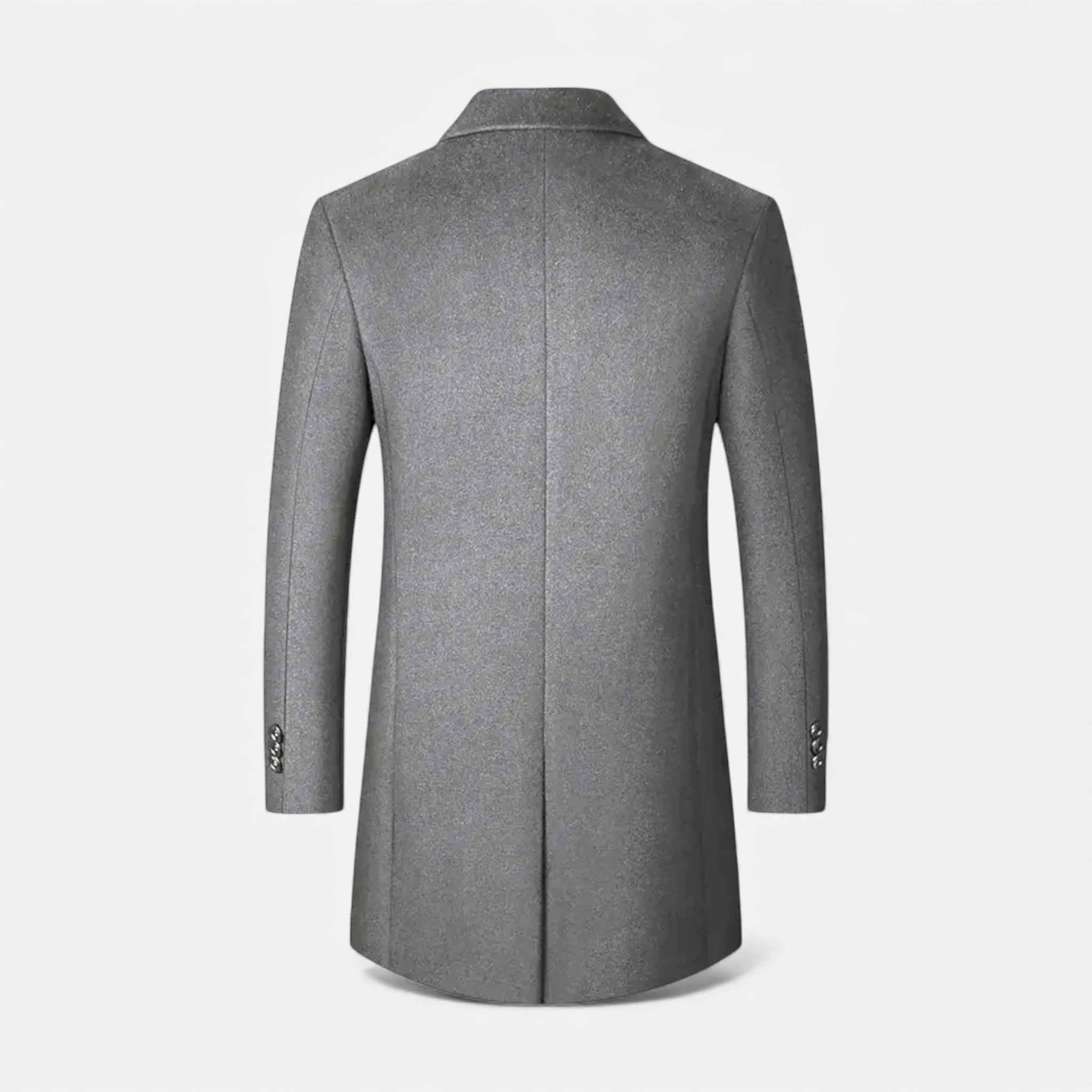 Ancient World | Long Men's Trench Coat in Wool Blend