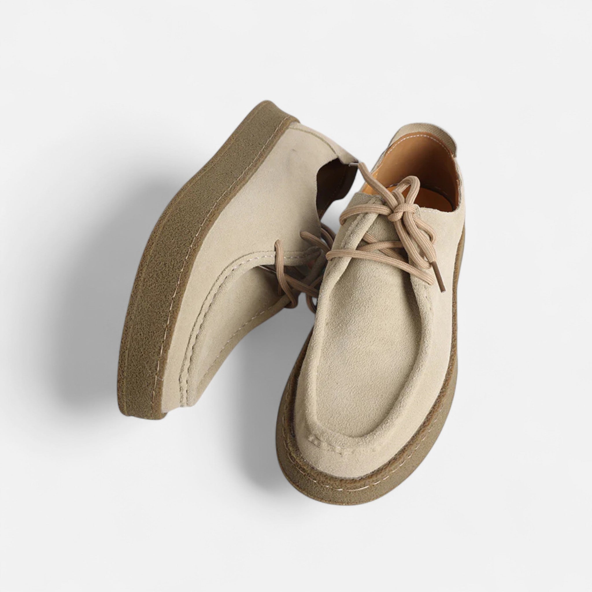 Ancienne Monde | Sapatos Oxford em Pele de Camurça Homem