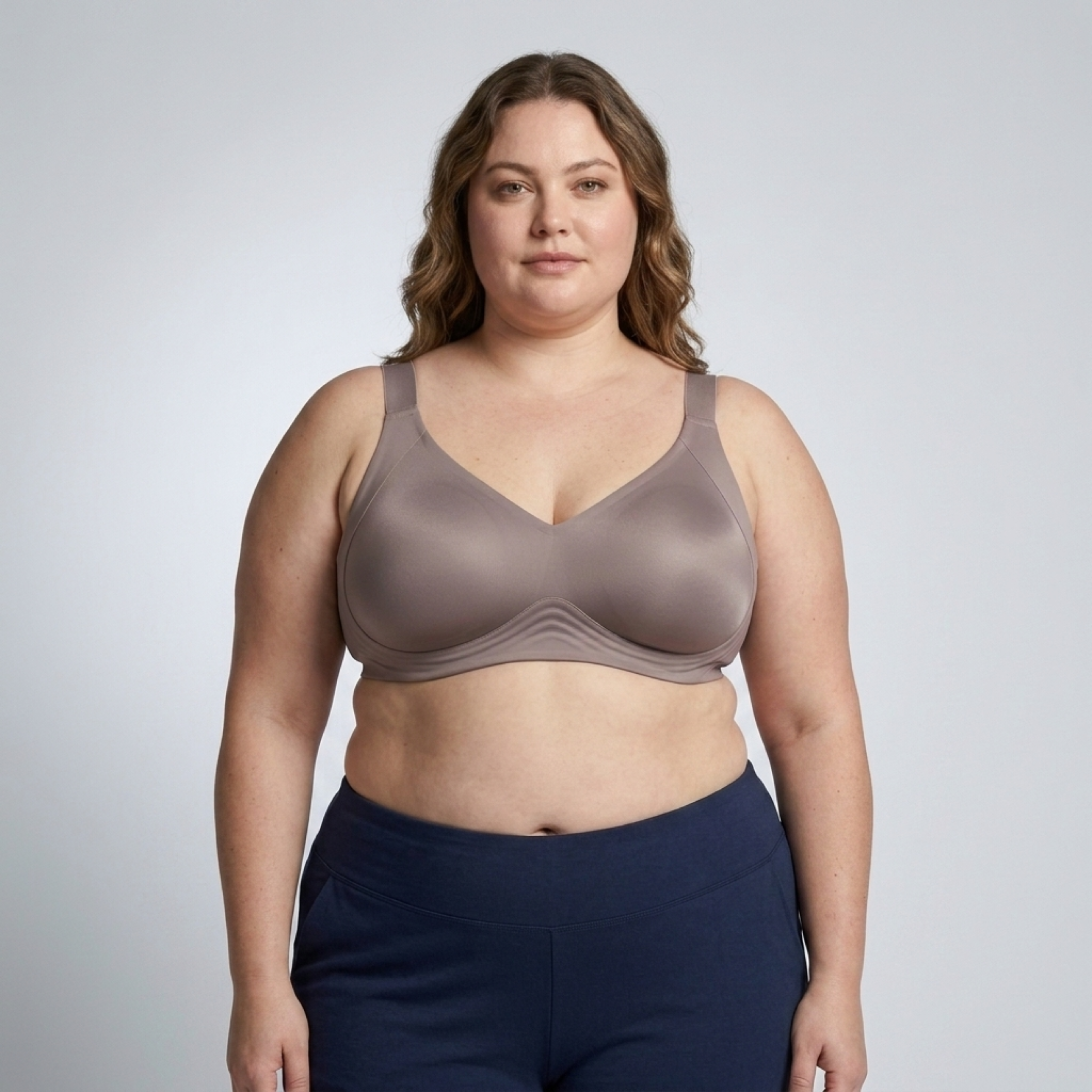 Reggiseno taglie forti per donna senza cuciture e senza ferretto invisibile