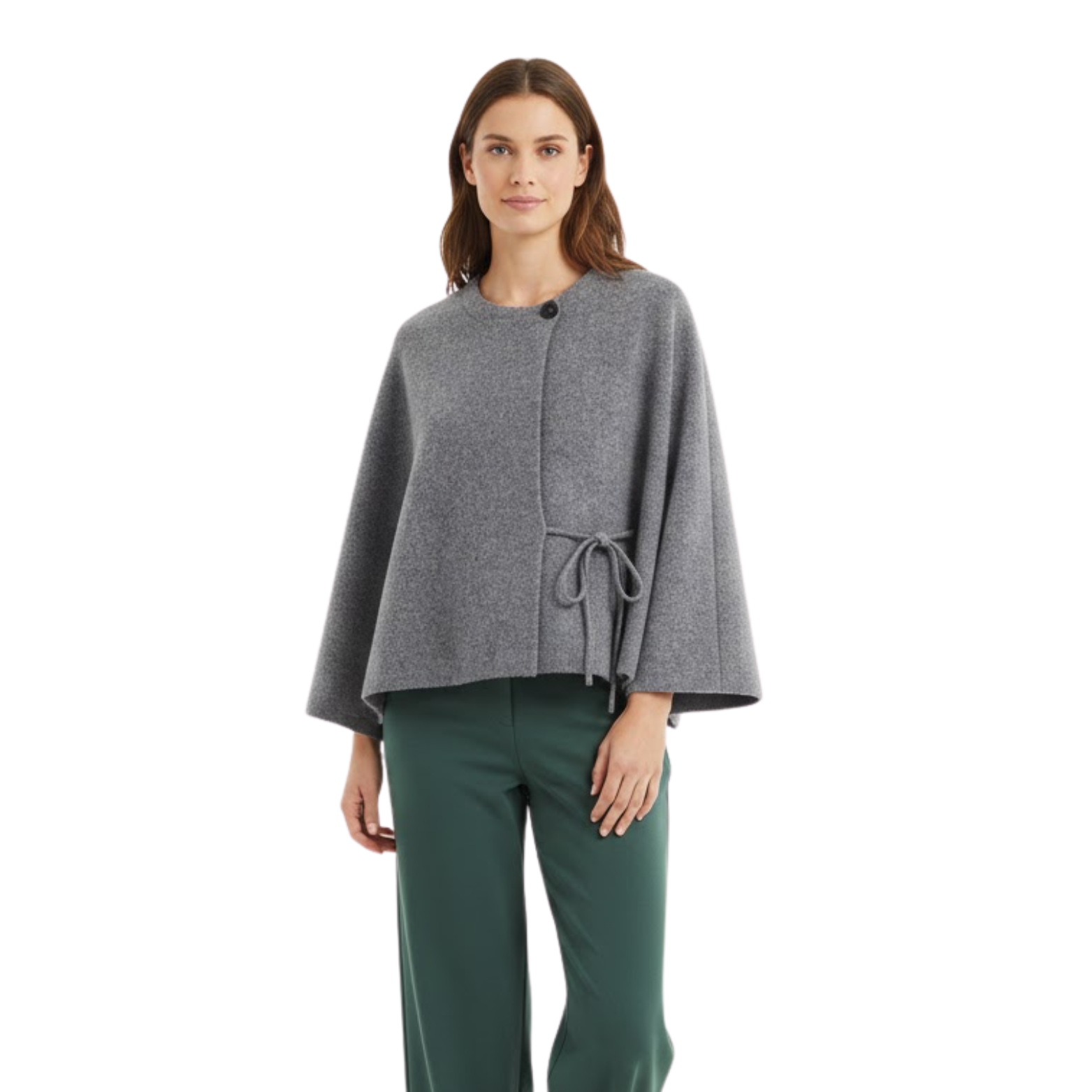 Knitted Kimono Cardigan Coat Retro Casual Winter Style for Women