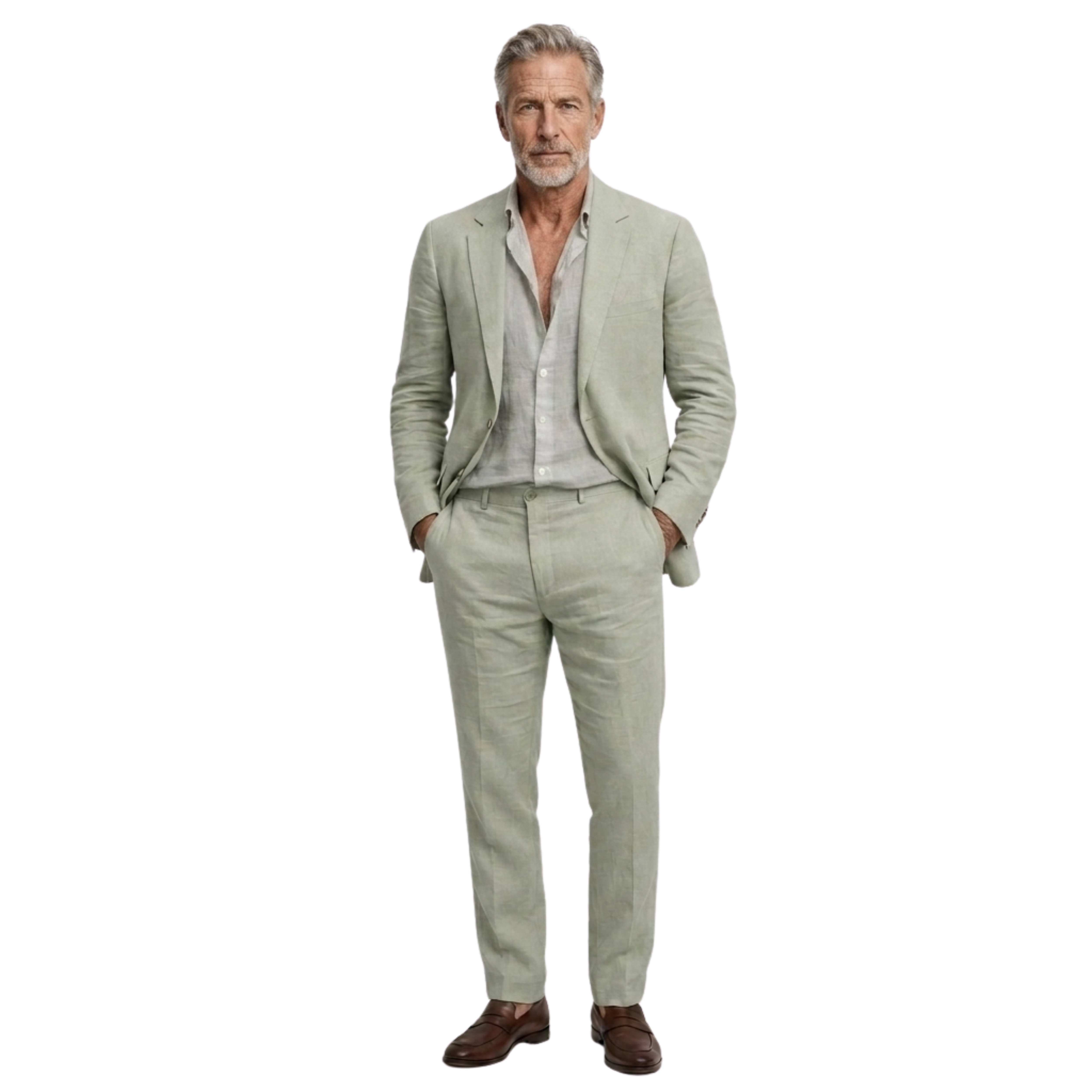 Costume homme coupe ajustée — deux pièces — mariage et bureau