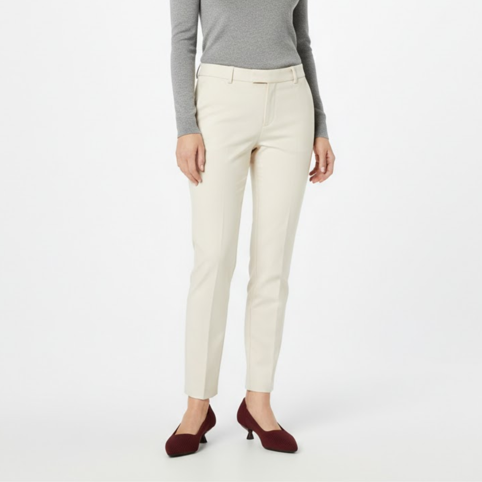 Escarpins en maille à bout pointu pour femme avec petit talon kitten heel