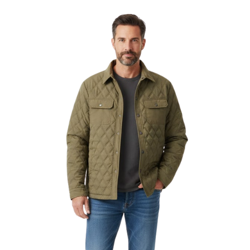 Cardigan da uomo in pile soffice a quadri diamante