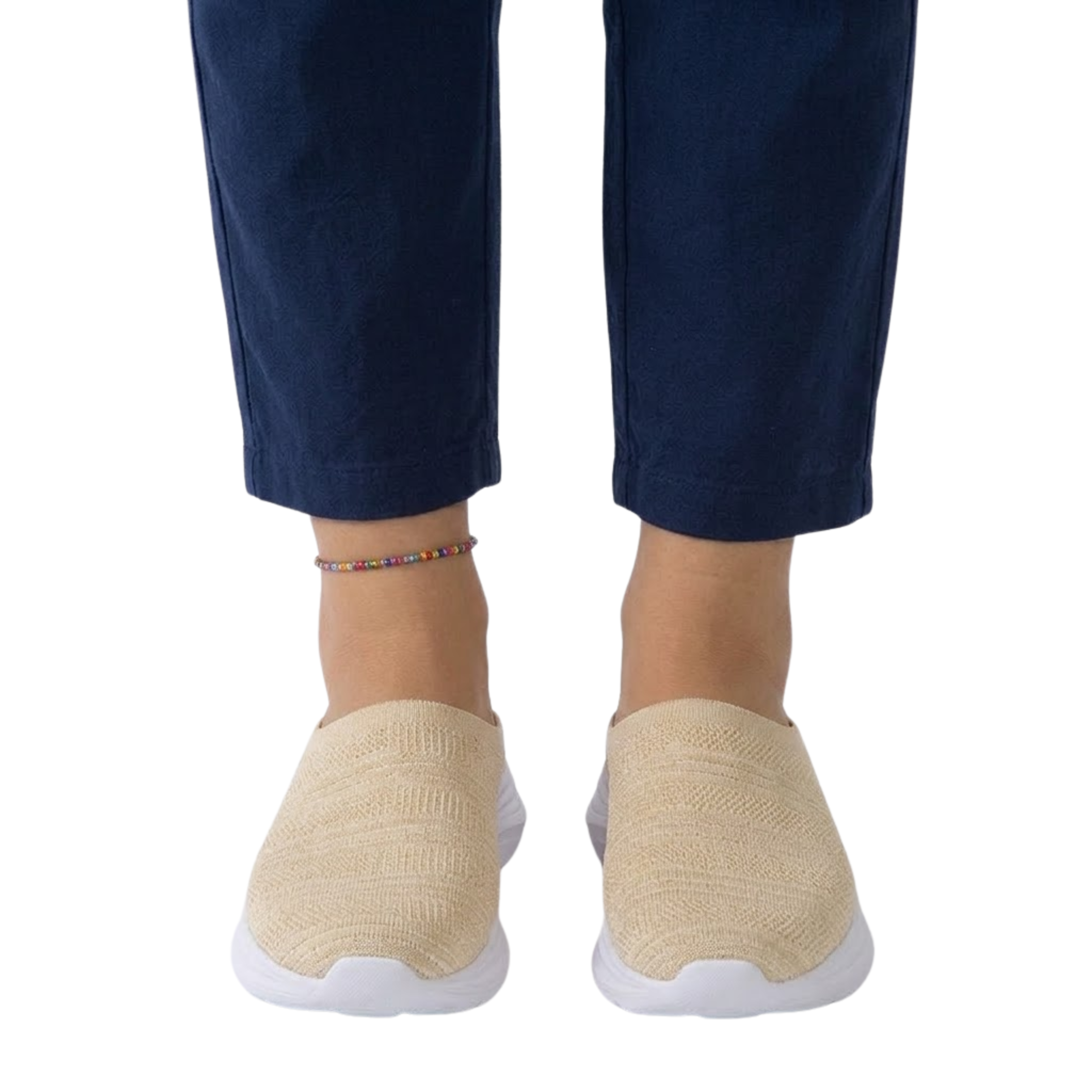 Zapatillas para mujer de malla transpirable con suela ergonómica