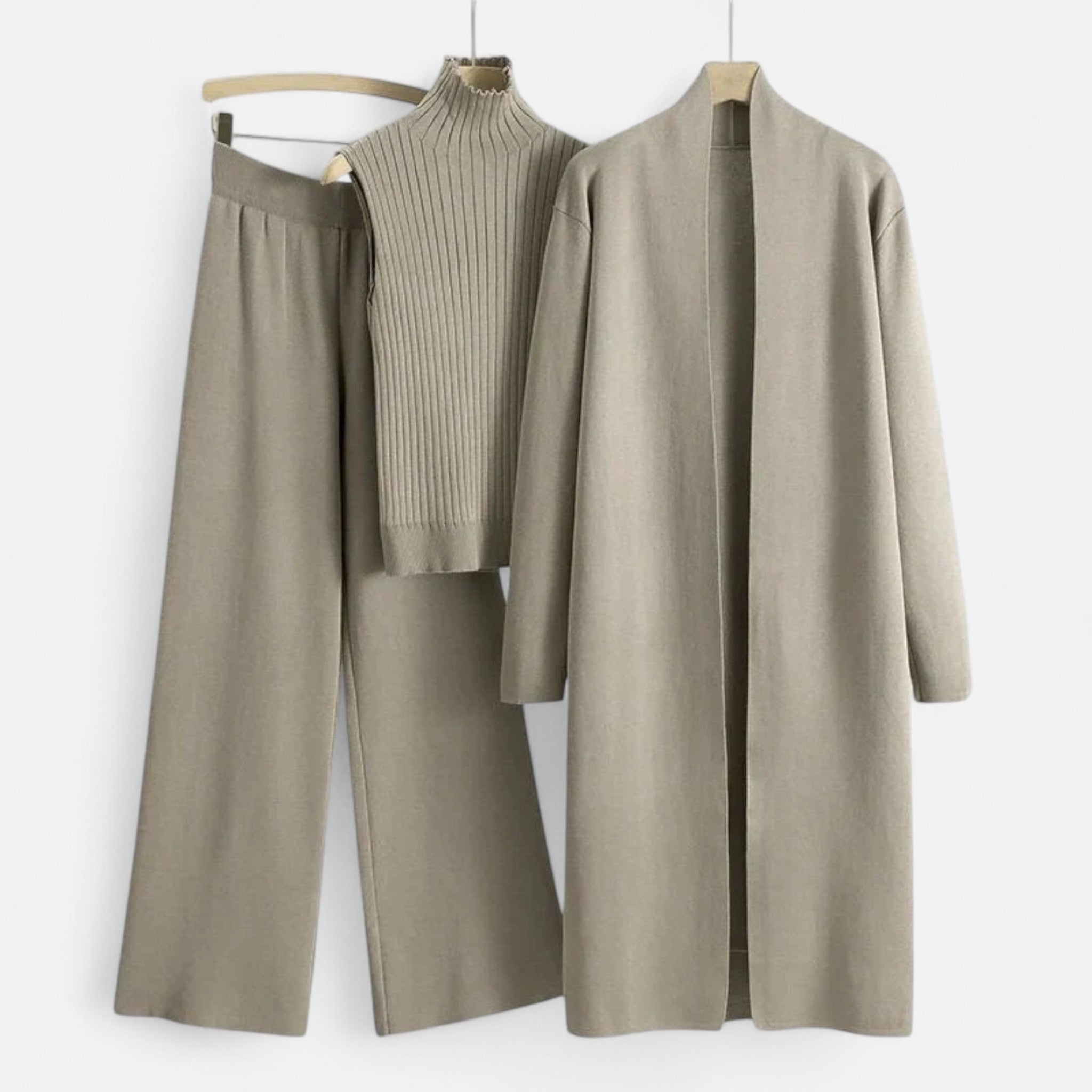 Ancienne Monde | Ensemble Femme Trois Pièces Élégance Intemporelle