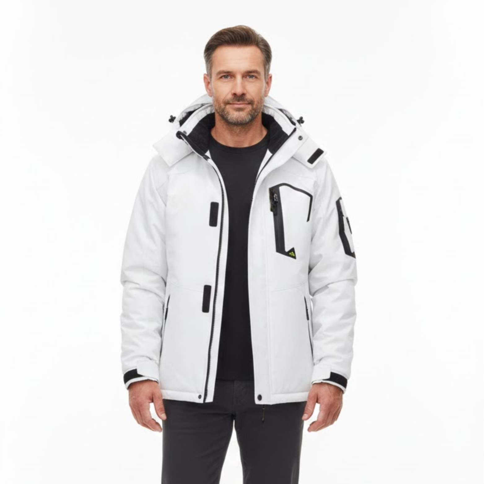 Casaco de Ski Impermeável e Quente para Homem em Polar Grosso