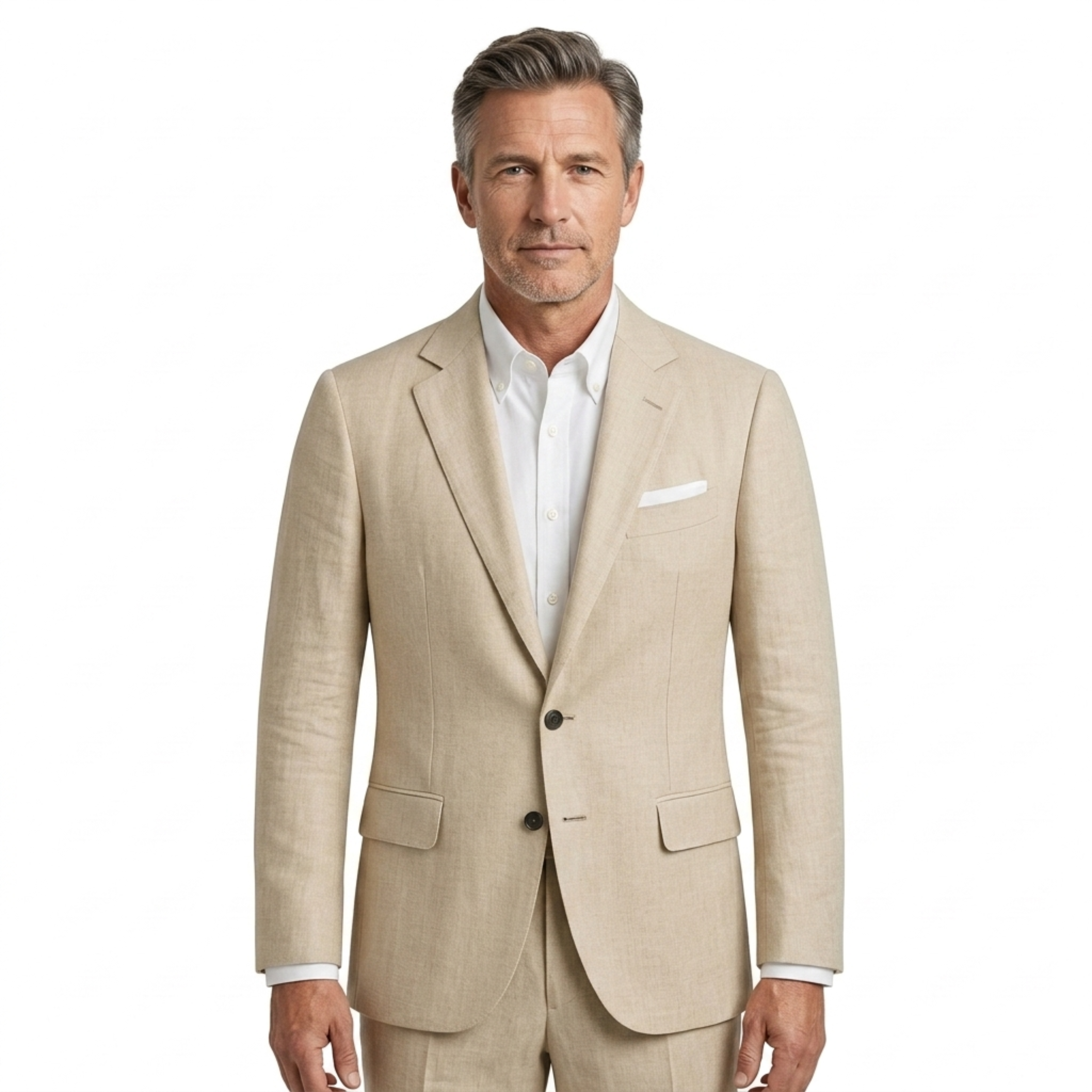 Men's blazer jacket — classic fitted style — office