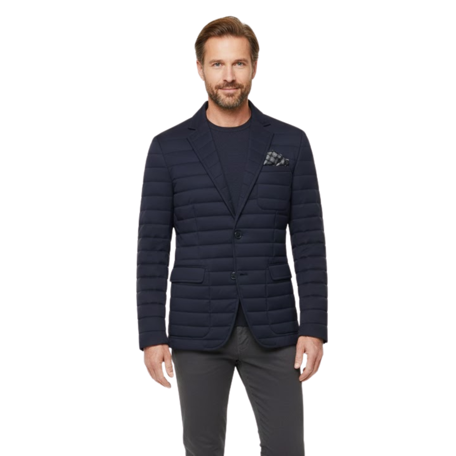 Fitted and refined men's suit jacket – Classic British style, winter coat