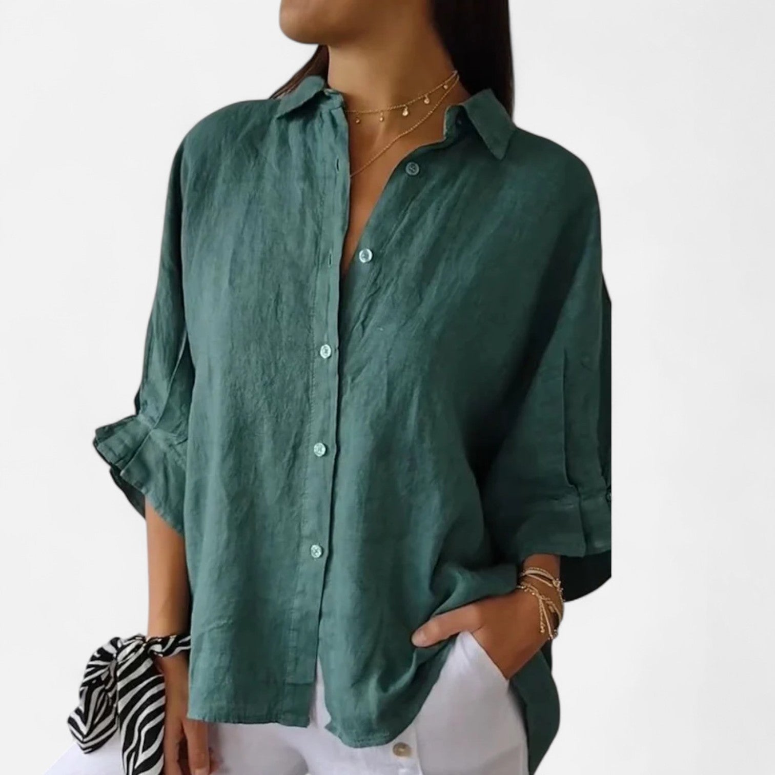 Ancienne Monde | Chemise d’Été en Lin pour Femme