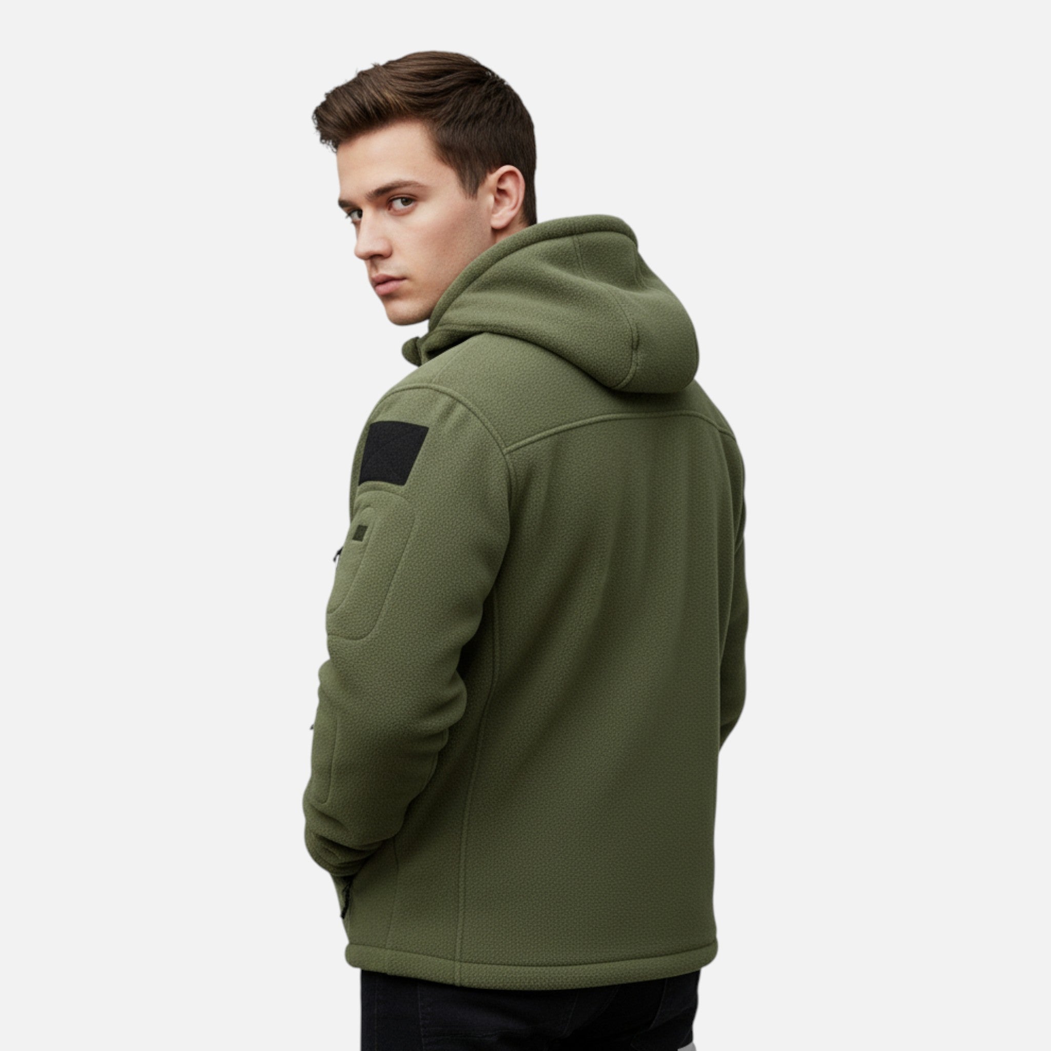 Ancient World | Men's Tactical Fleece Jacket with Hood