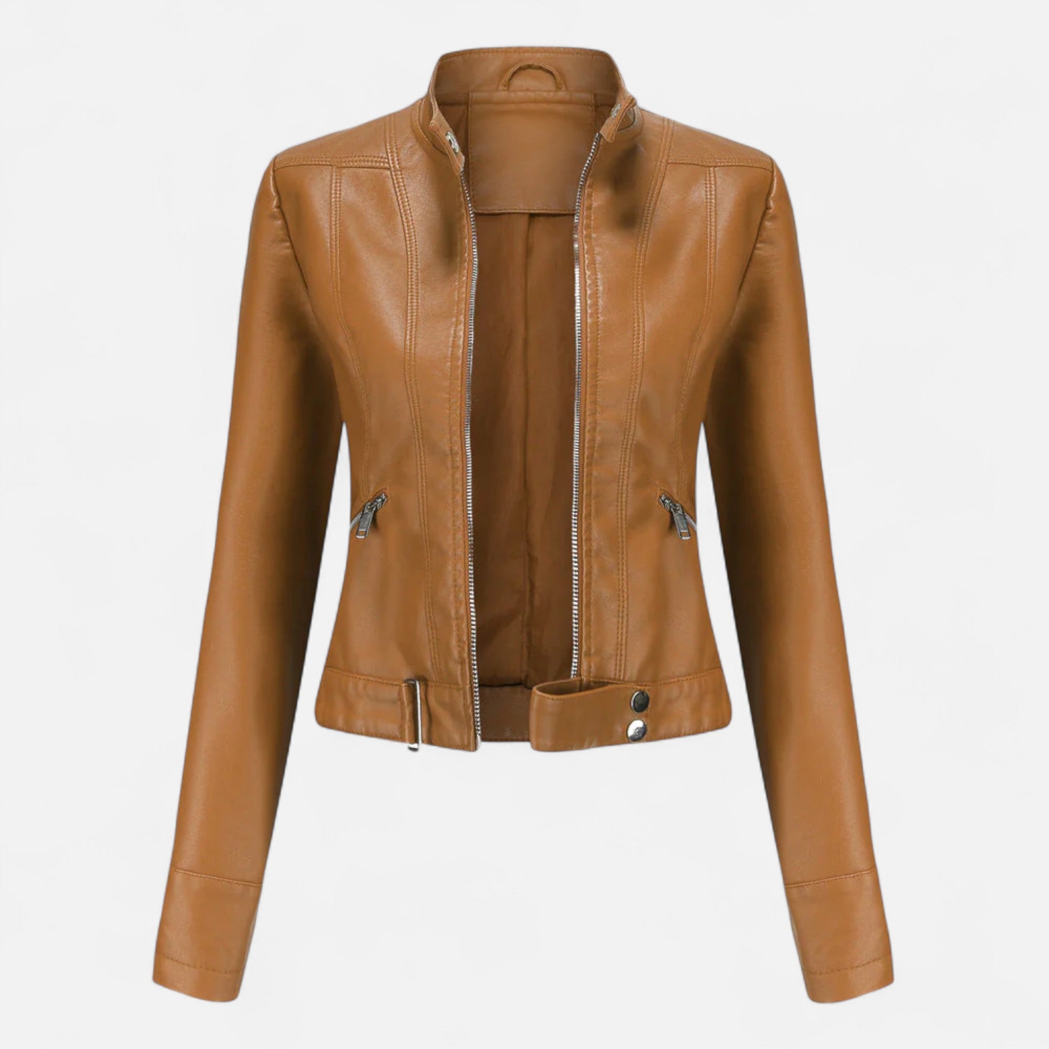 Ancienne Monde | Veste Femme Élégante en Cuir Premium