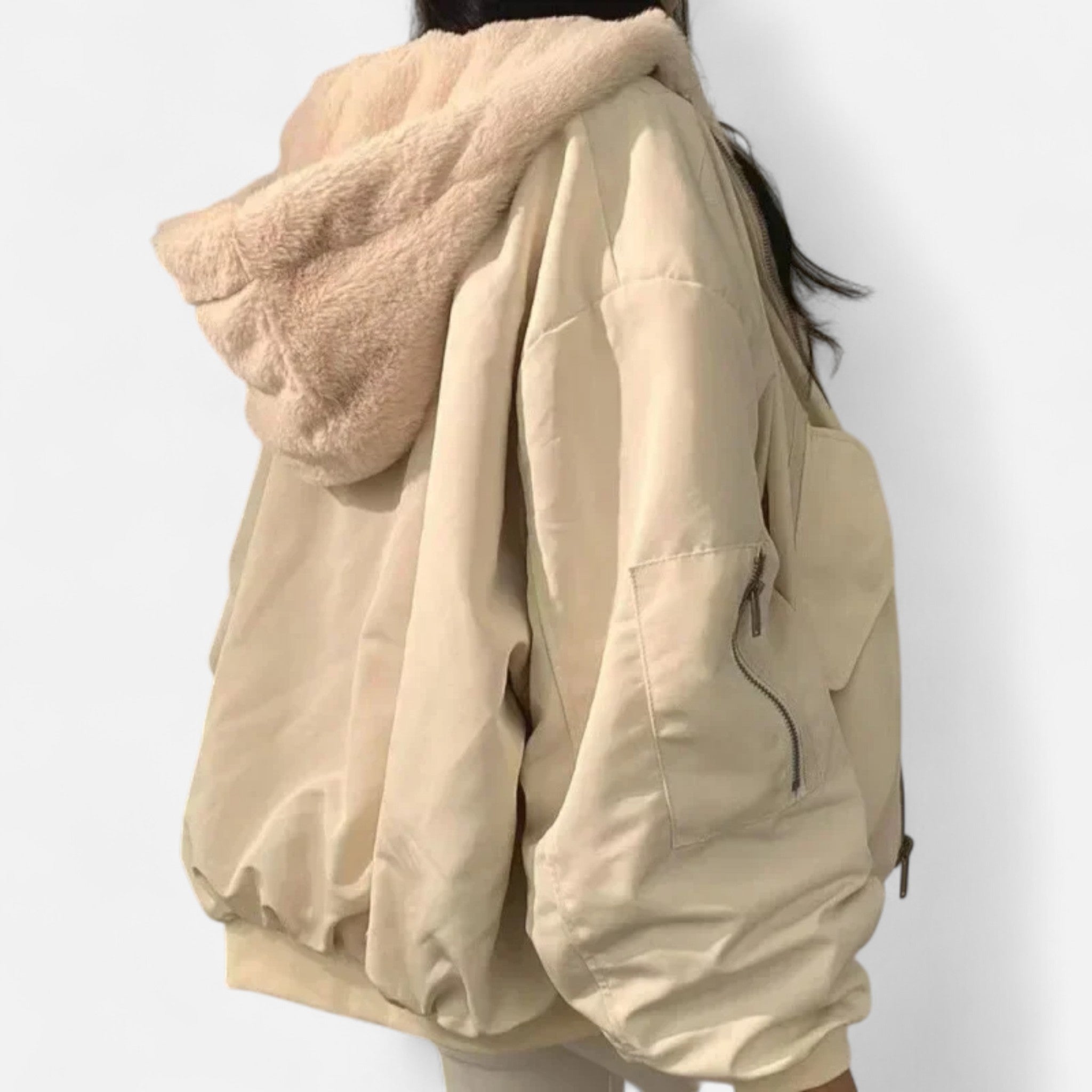 Ancienne Monde | Manteau Femme Oversize Réversible Élégance Héritage