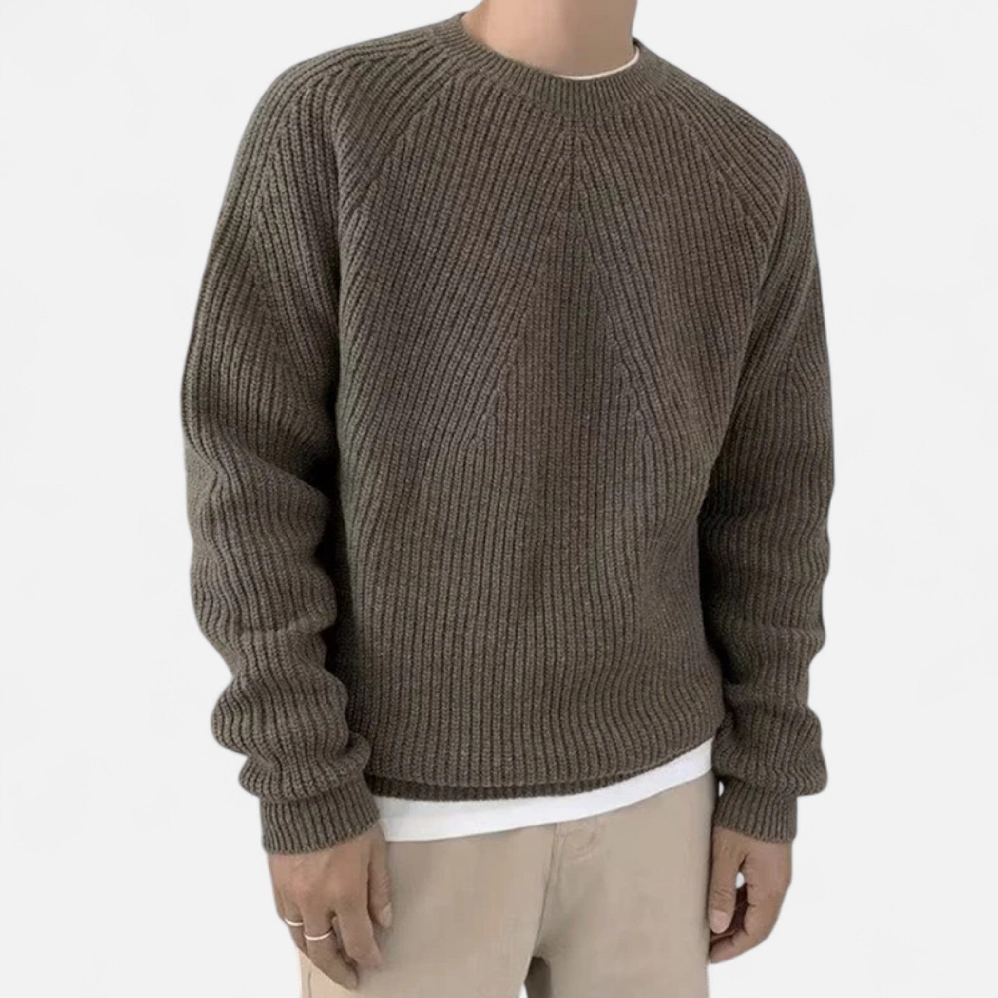 Ancienne Monde | Pull Homme Maille Décontractée Intemporelle