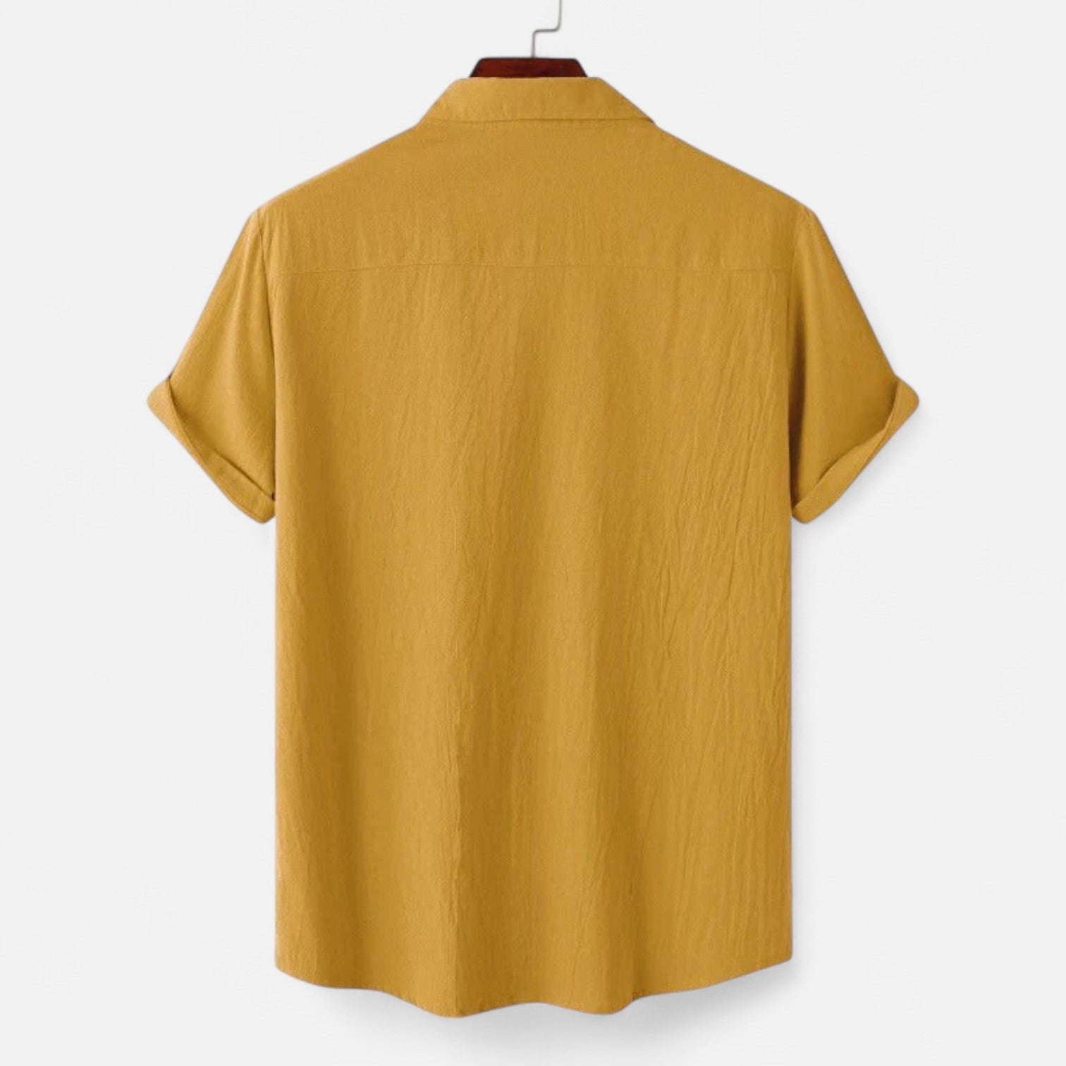 Ancient World | Short Sleeve Linen Shirt for Men – Lightness and Structured Elegance