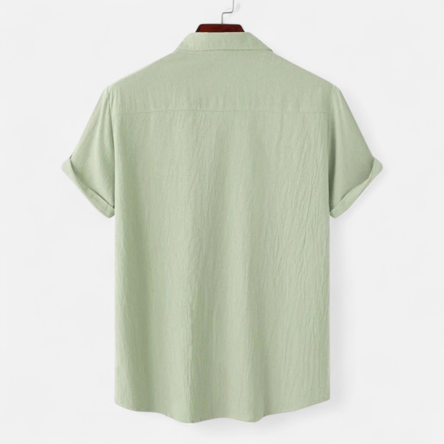 Ancient World | Short Sleeve Linen Shirt for Men – Lightness and Structured Elegance