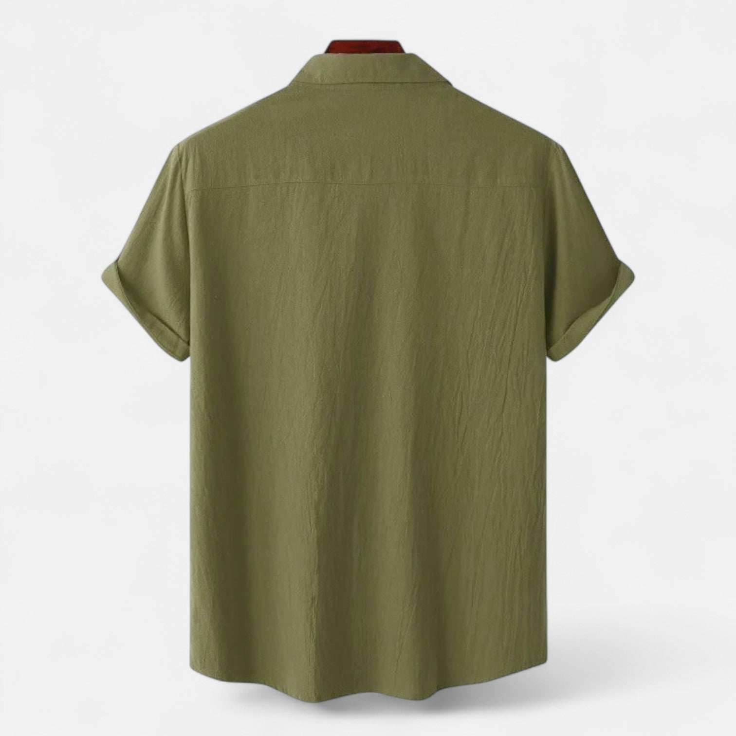 Ancient World | Short Sleeve Linen Shirt for Men – Lightness and Structured Elegance