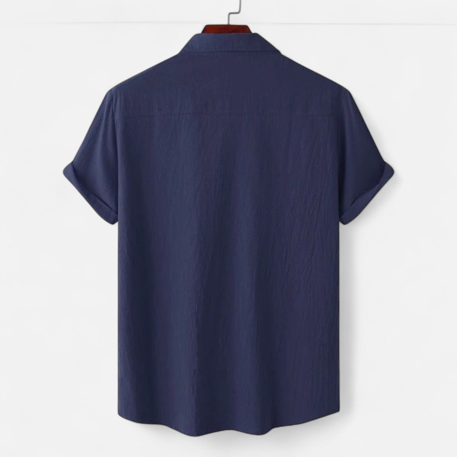 Ancient World | Short Sleeve Linen Shirt for Men – Lightness and Structured Elegance