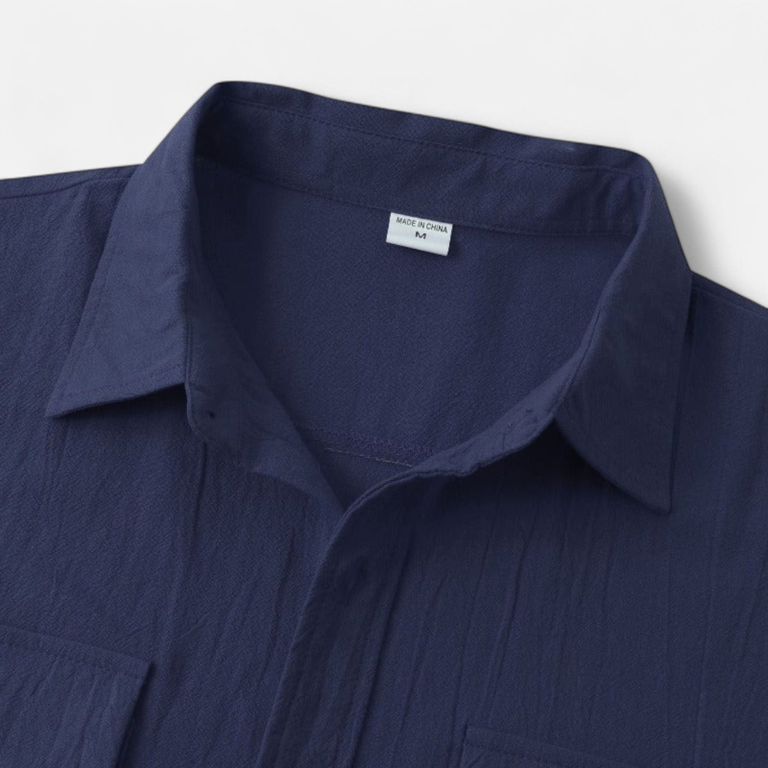 Ancient World | Short Sleeve Linen Shirt for Men – Lightness and Structured Elegance