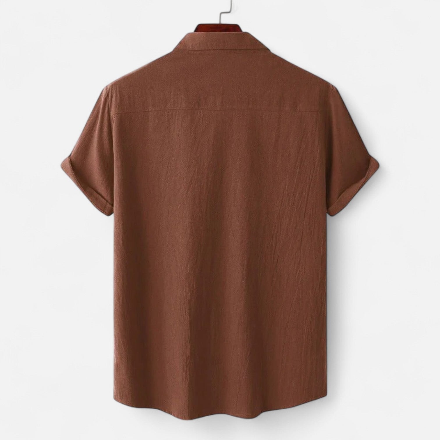 Ancient World | Short Sleeve Linen Shirt for Men – Lightness and Structured Elegance