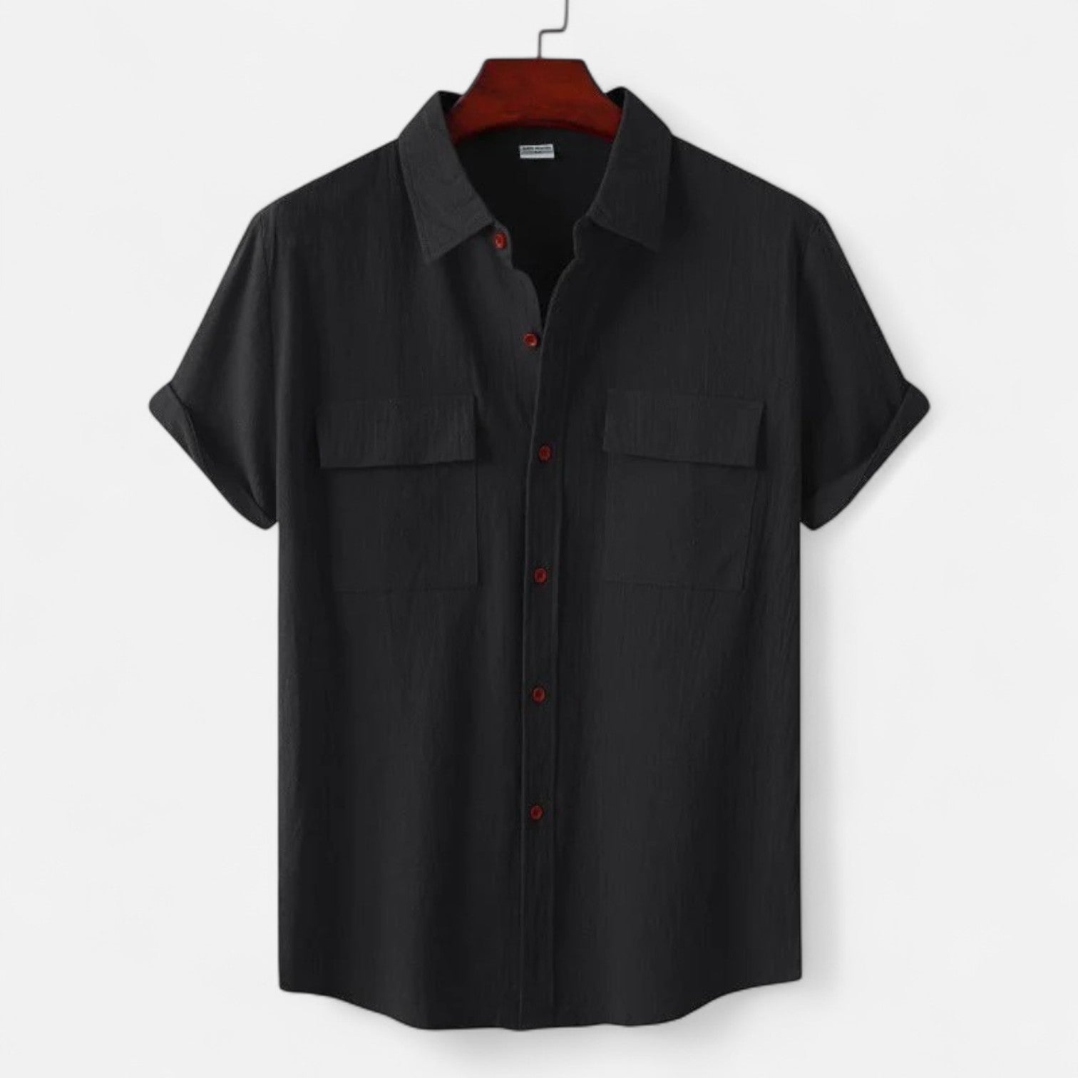 Ancient World | Short Sleeve Linen Shirt for Men – Lightness and Structured Elegance