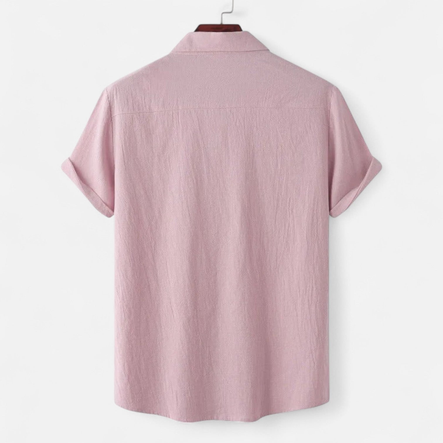 Ancient World | Short Sleeve Linen Shirt for Men – Lightness and Structured Elegance