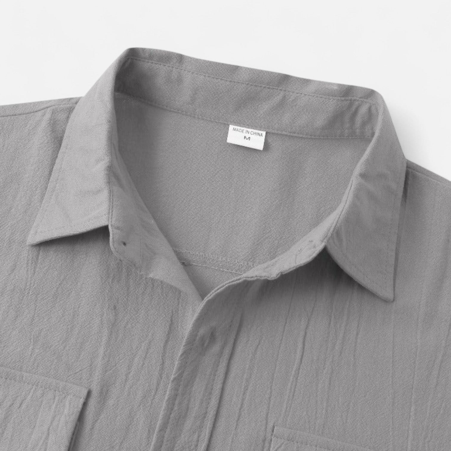 Ancient World | Short Sleeve Linen Shirt for Men – Lightness and Structured Elegance