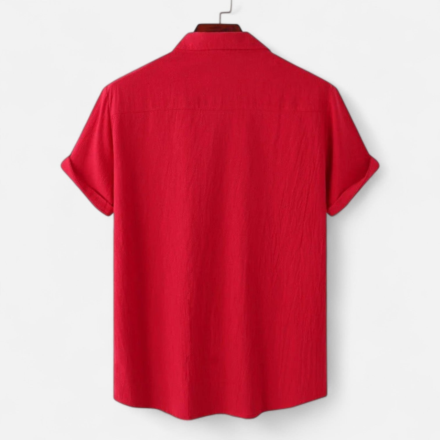 Ancient World | Short Sleeve Linen Shirt for Men – Lightness and Structured Elegance