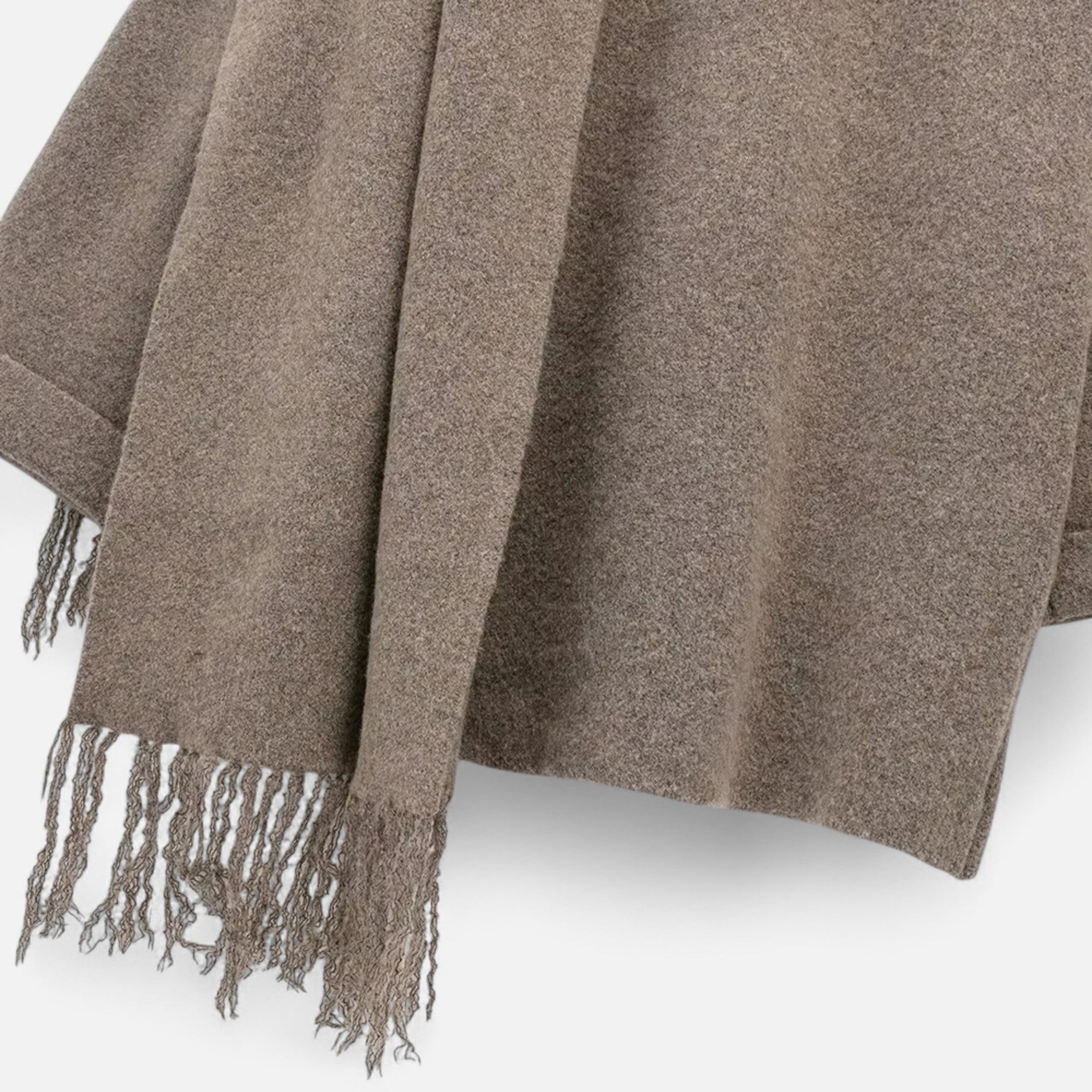 Ancienne Monde | Cardigan Femme Col Écharpe Élégant