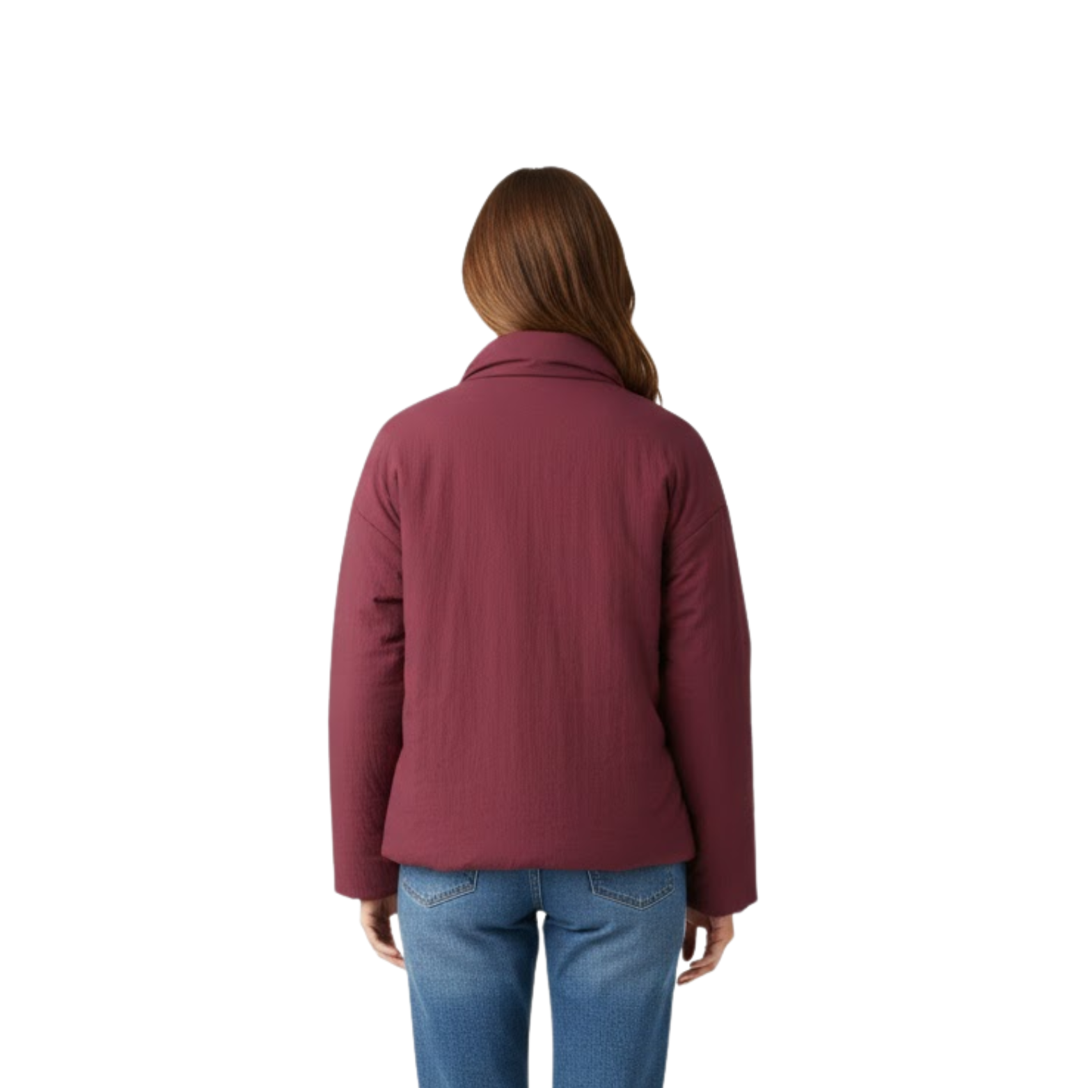 Casaco Casual Cinzento para Mulher com Atacadores e Decote em V para o Outono