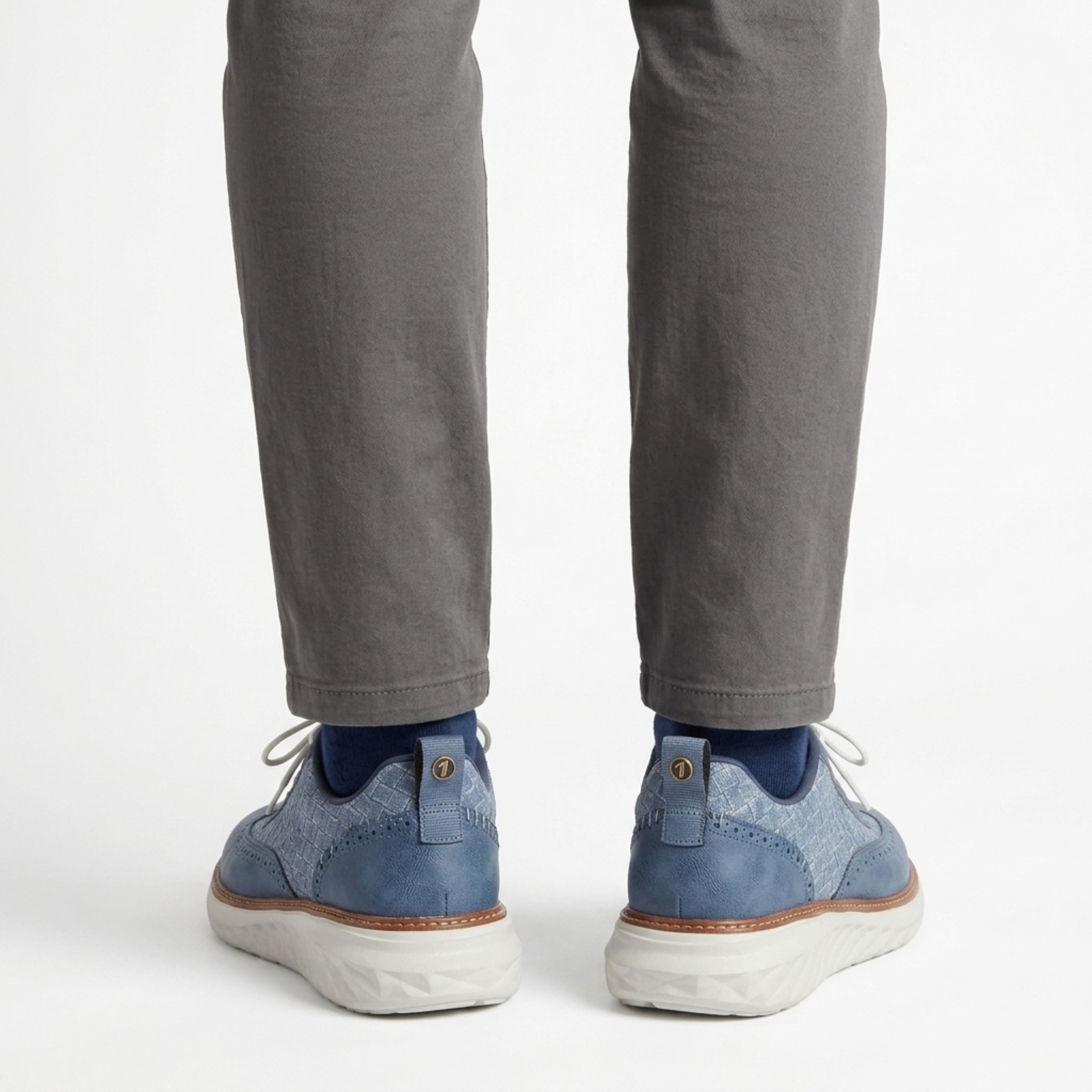 Genuine leather sneakers — comfortable walking shoes — casual