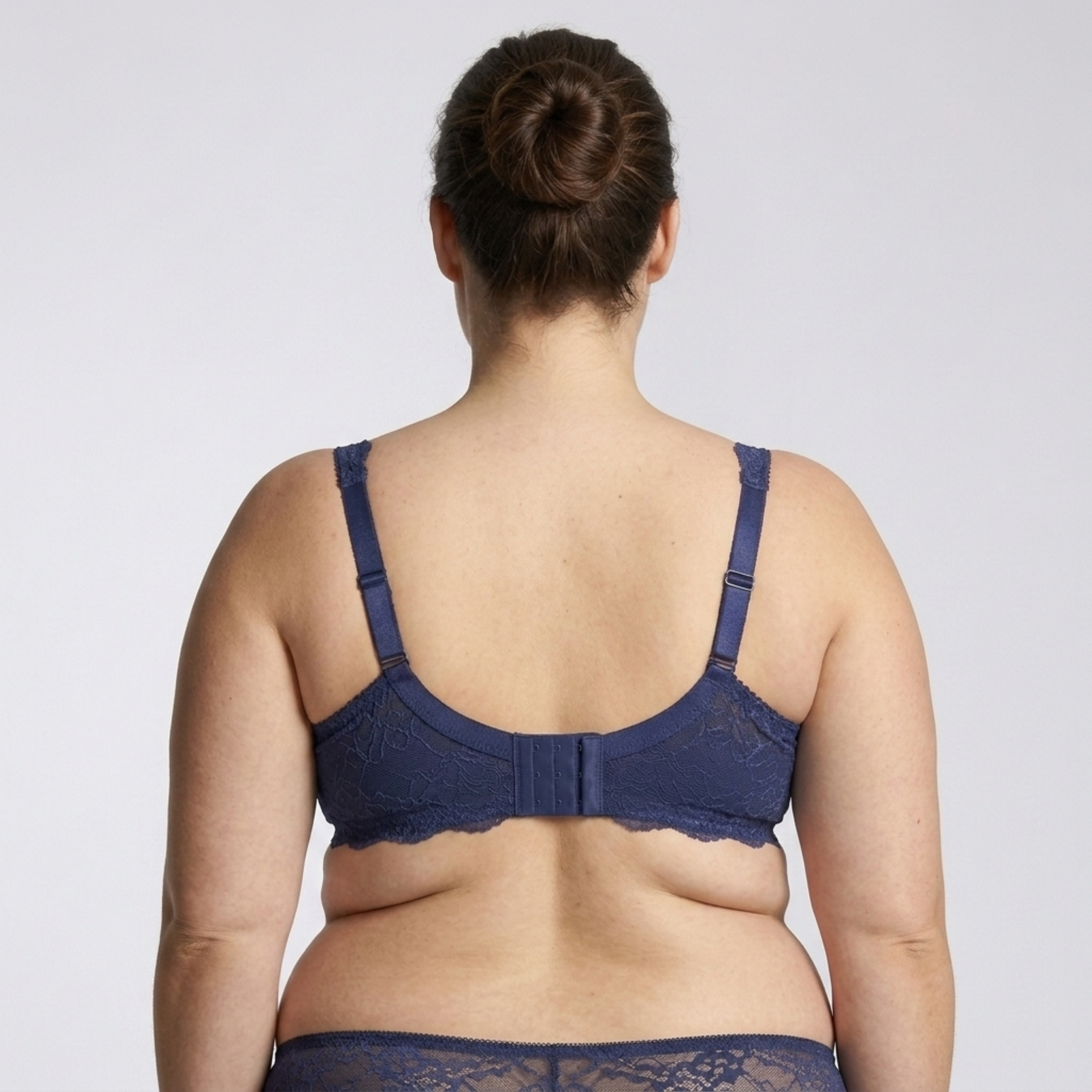 Reggiseno taglie forti da donna con ferretto e dettagli in pizzo