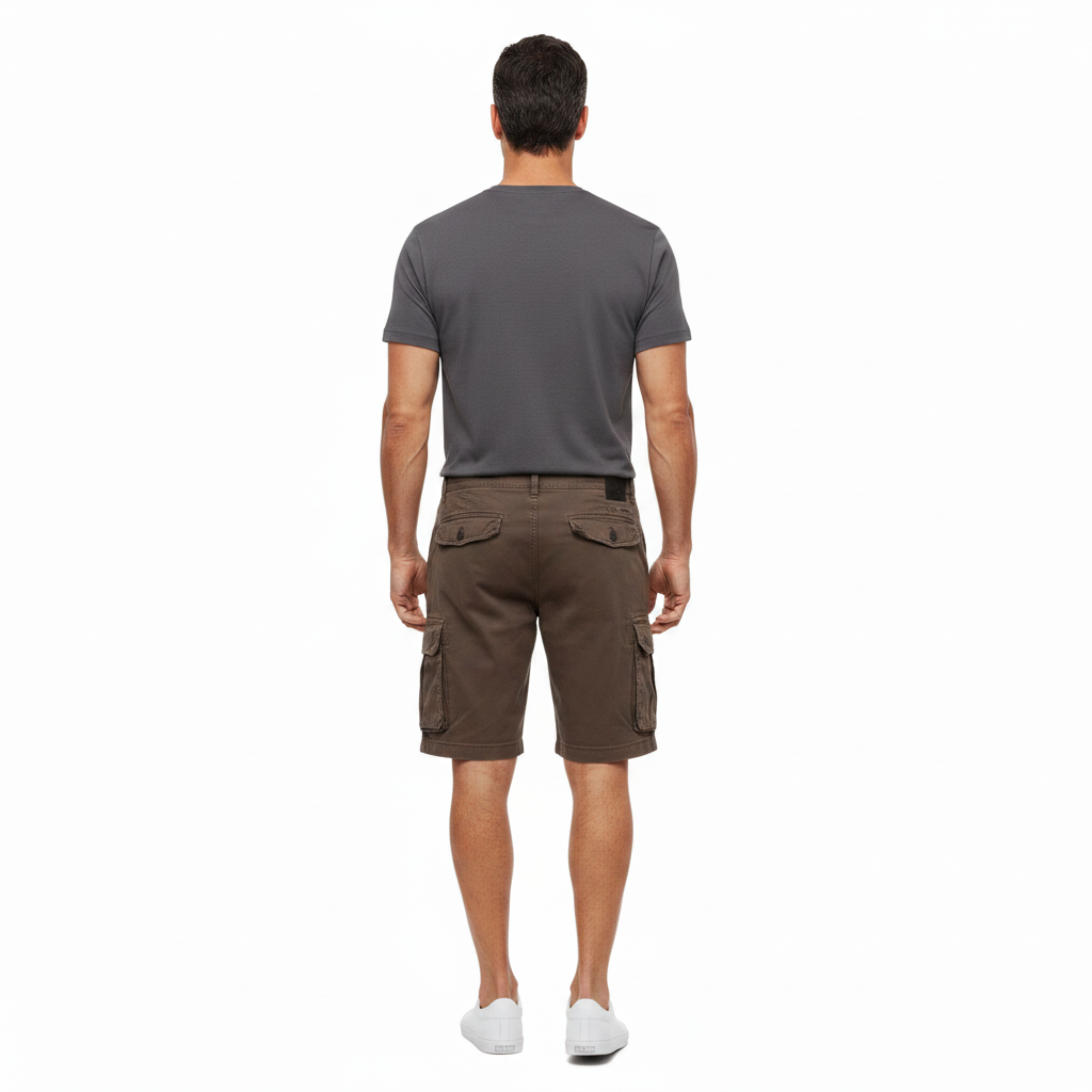 Short de Style Militaire pour Homme avec Poches de Rangement et Coupe Ample