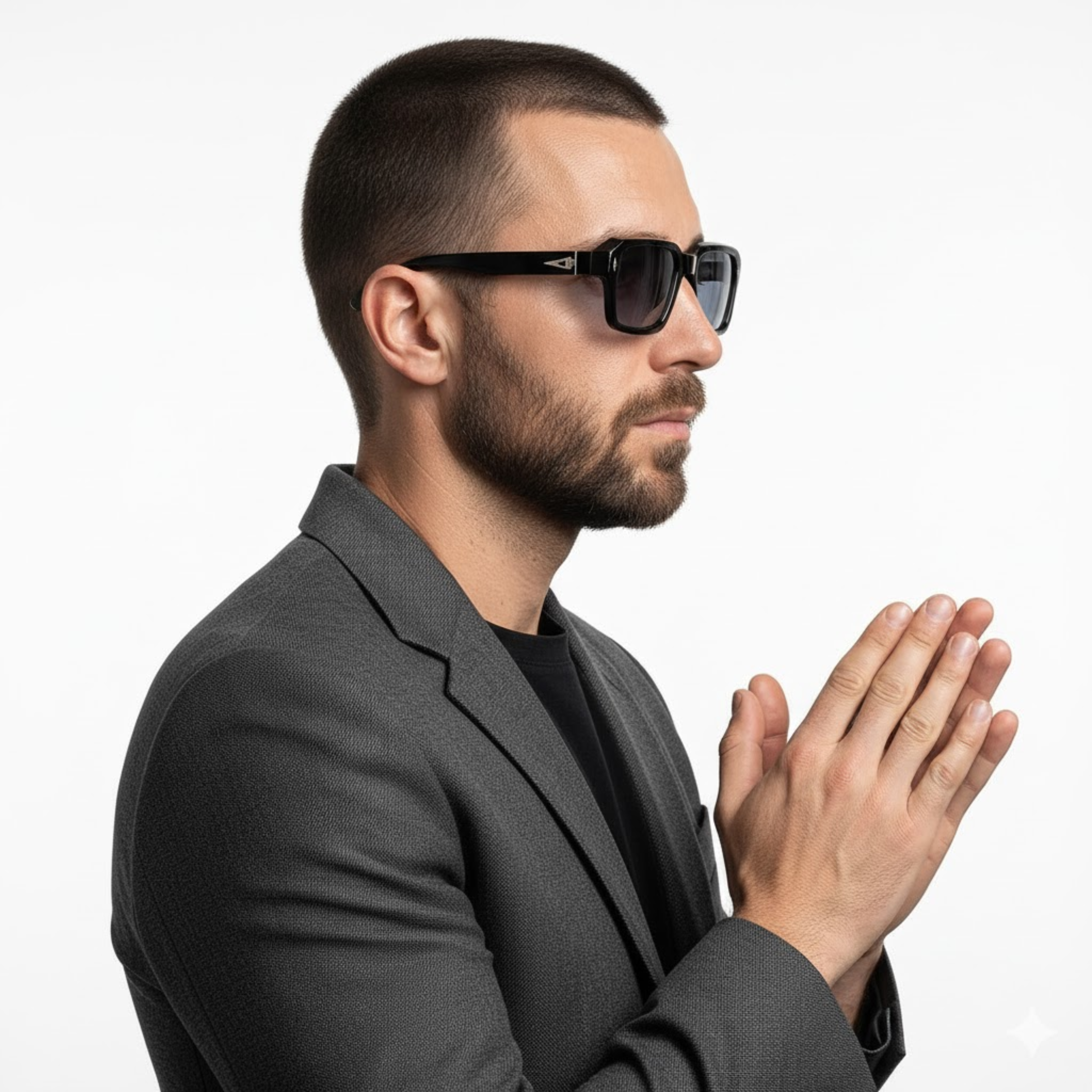 Lunettes de soleil carrées vintage avec verres TAC et protection UV400 unisexe