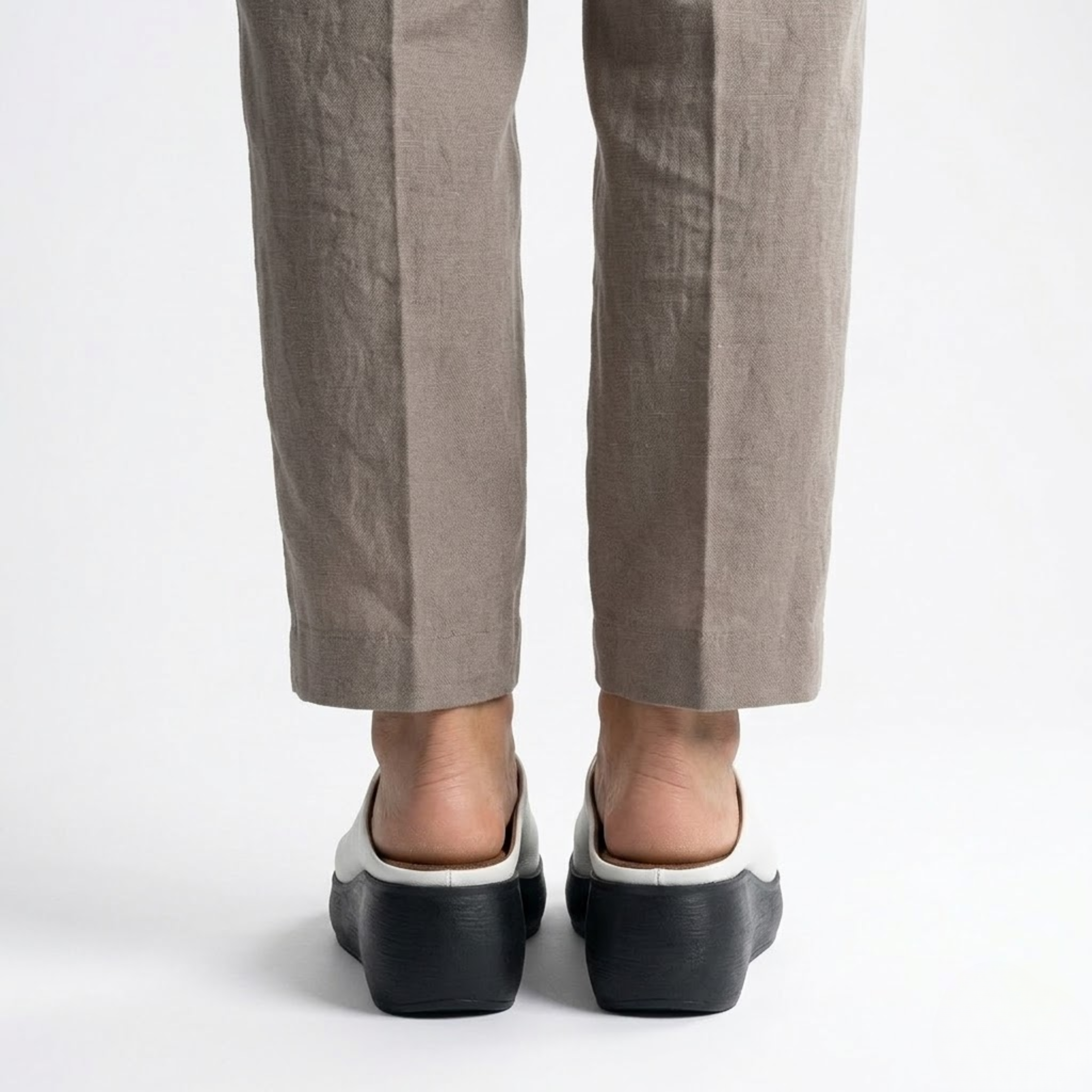 Sandalias de plataforma para mujer con punta abierta y suela compensada