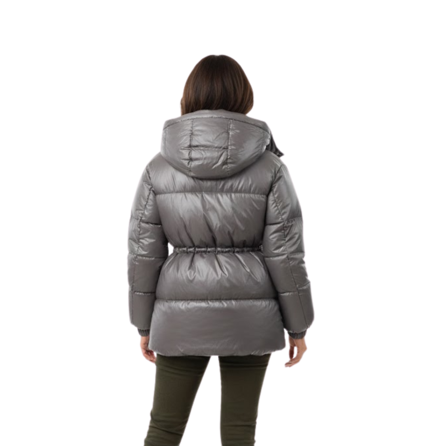 Veste Femme Chaude Épaissie en Coton avec Capuche Amovible