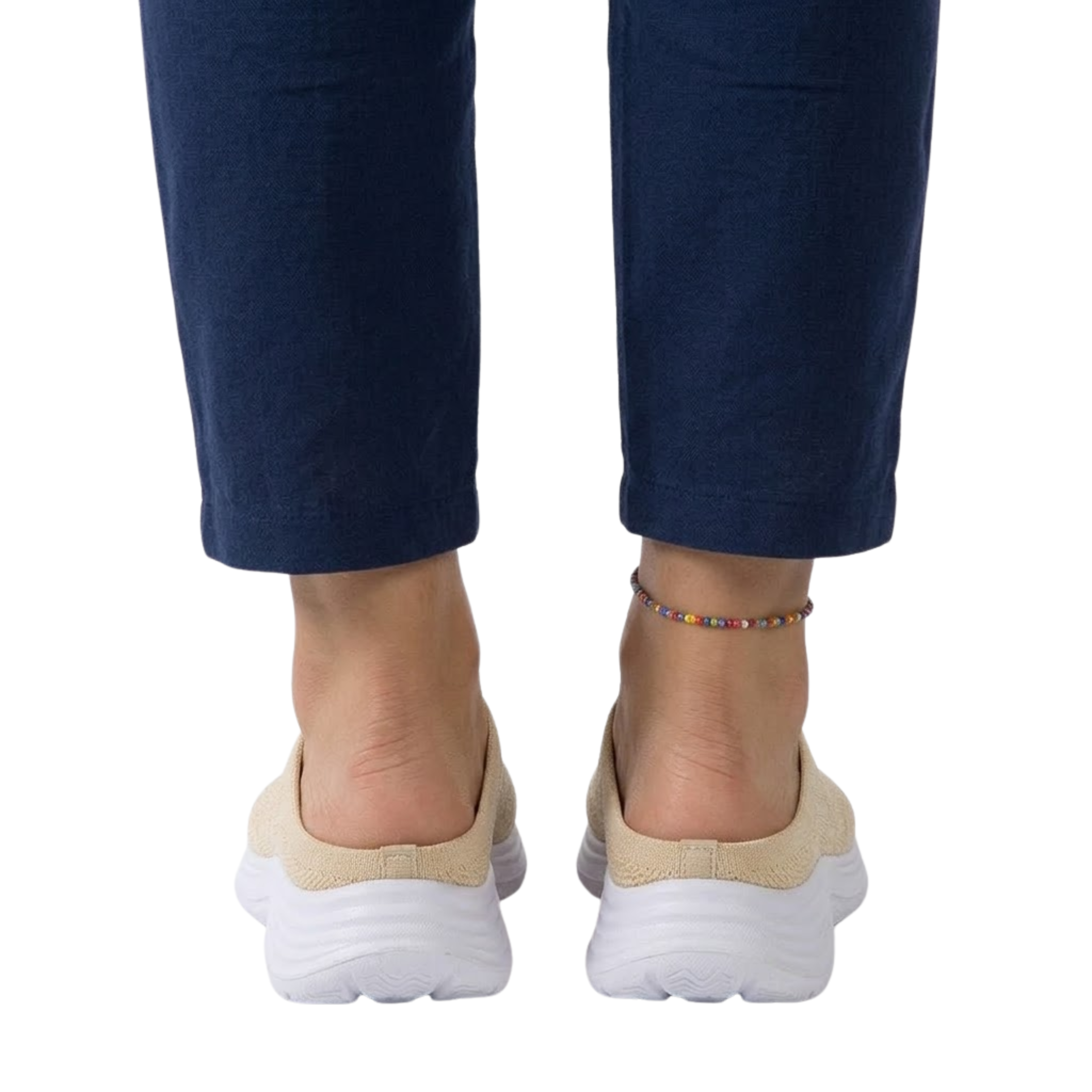 Zapatillas para mujer de malla transpirable con suela ergonómica