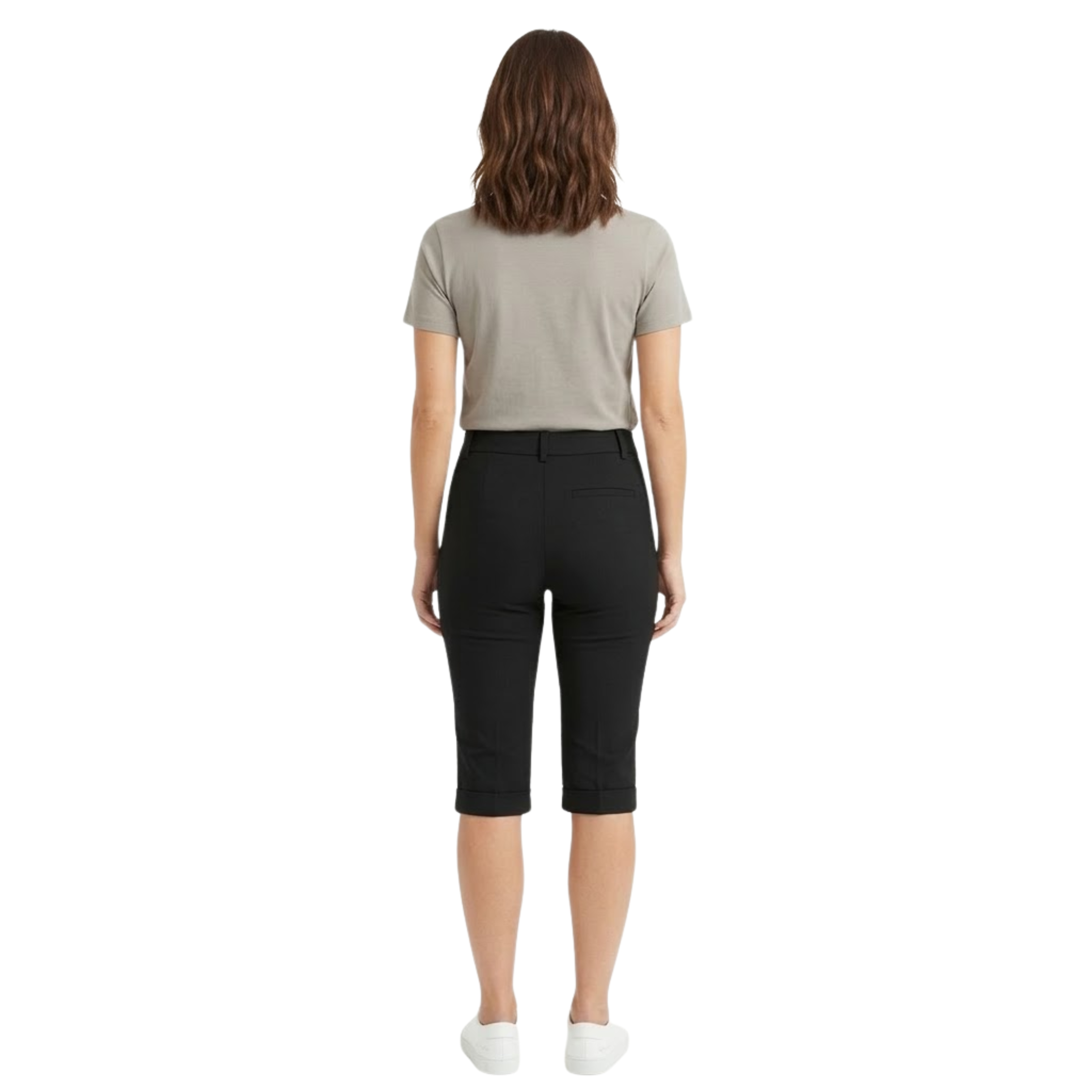 Κολάν Καπρί με Χαμηλή Μέση για Γυναίκες και Αθλητικό Παντελόνι 3/4 Slim