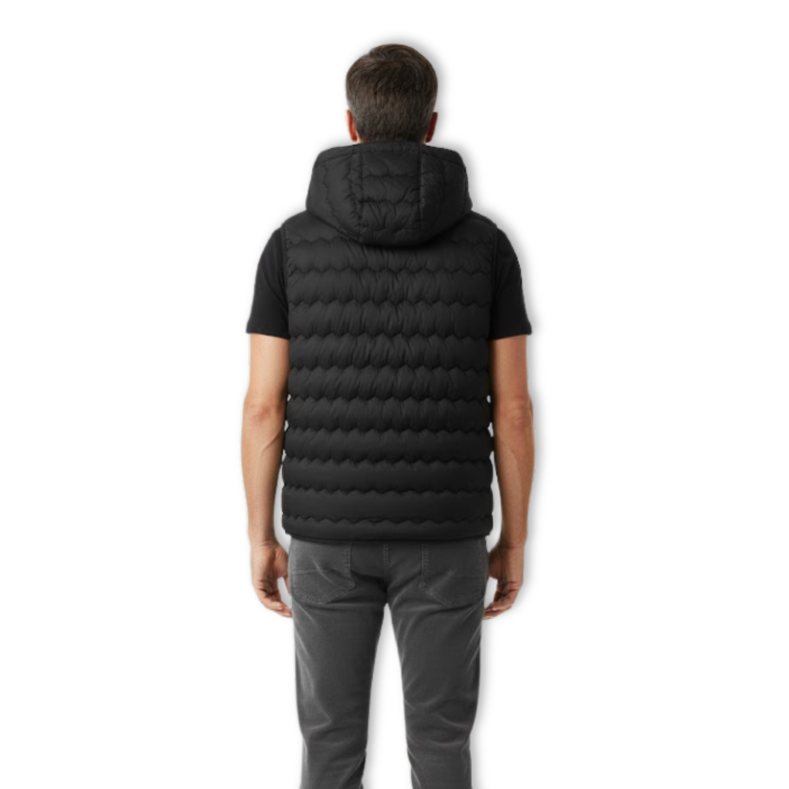Gilet senza maniche leggero e imbottito con collo alto