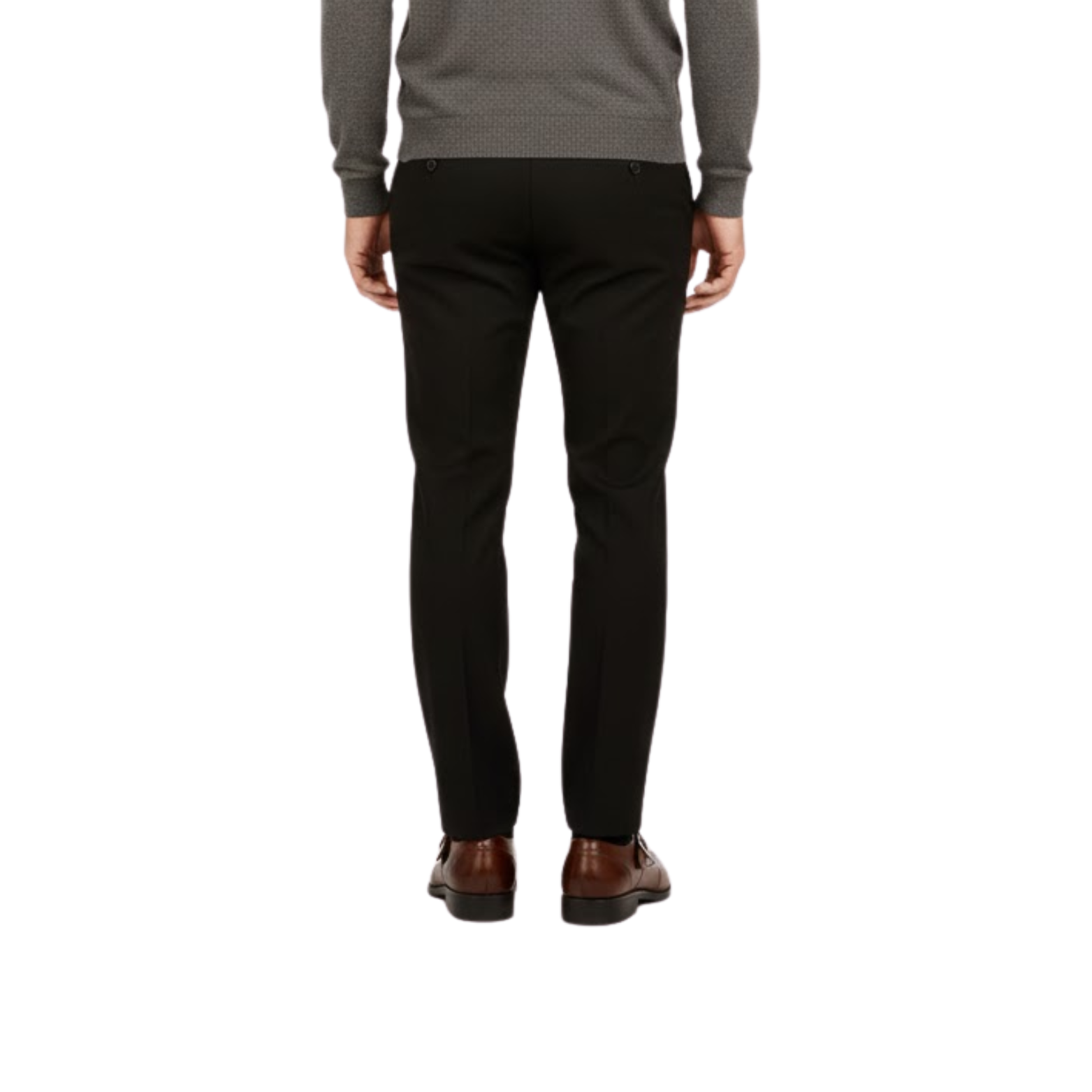 Men's Leather Dress Shoes Oxford Business Carving Fashion Buckle England Formal Shoes Mengke