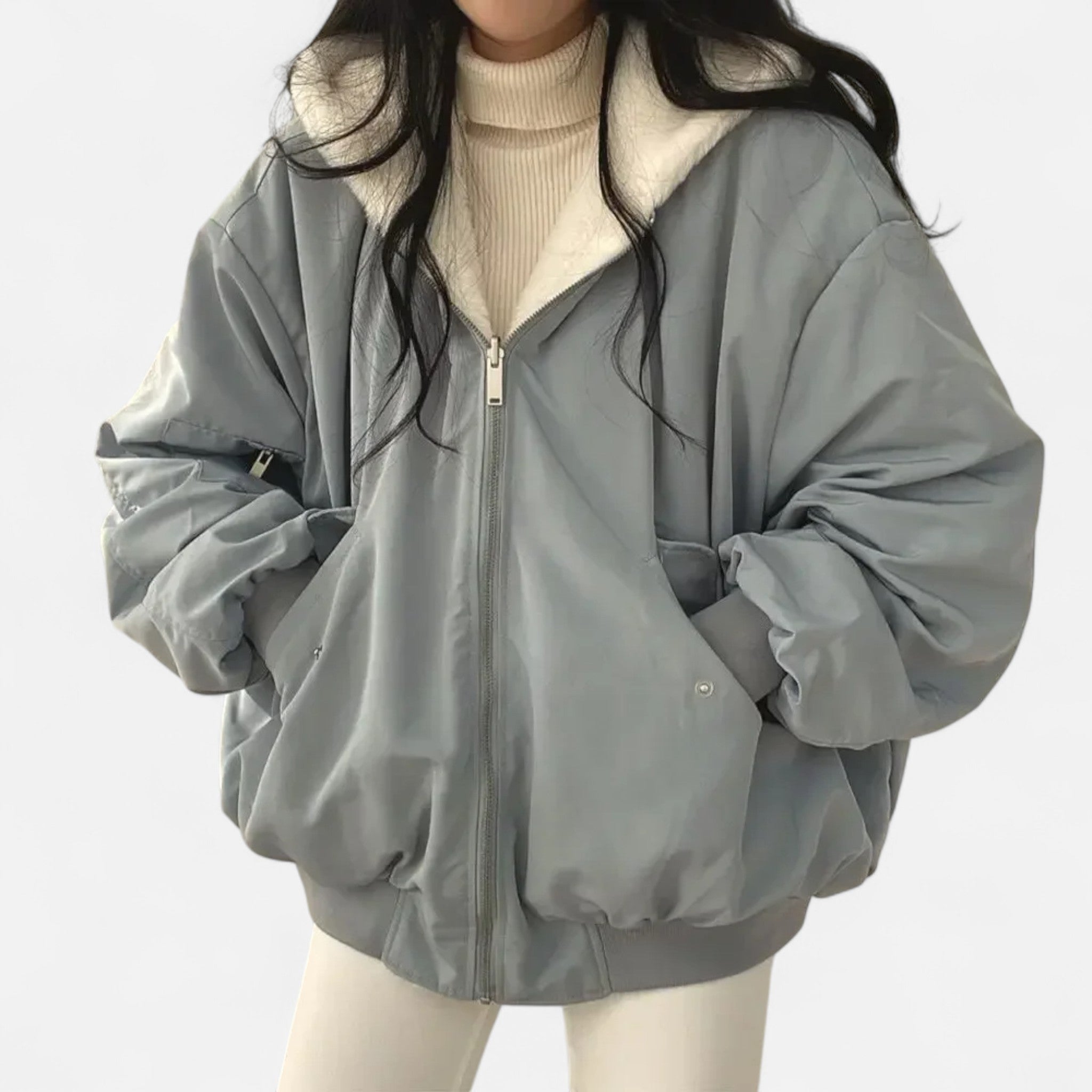 Ancienne Monde | Manteau Femme Oversize Réversible Élégance Héritage