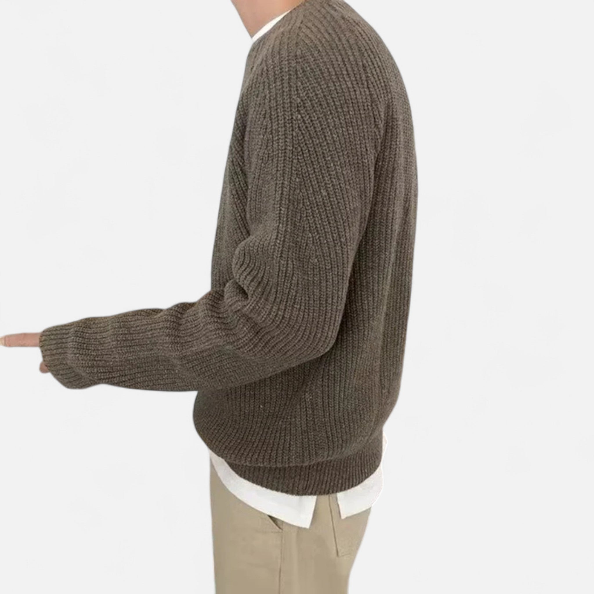 Ancienne Monde | Pull Homme Maille Décontractée Intemporelle