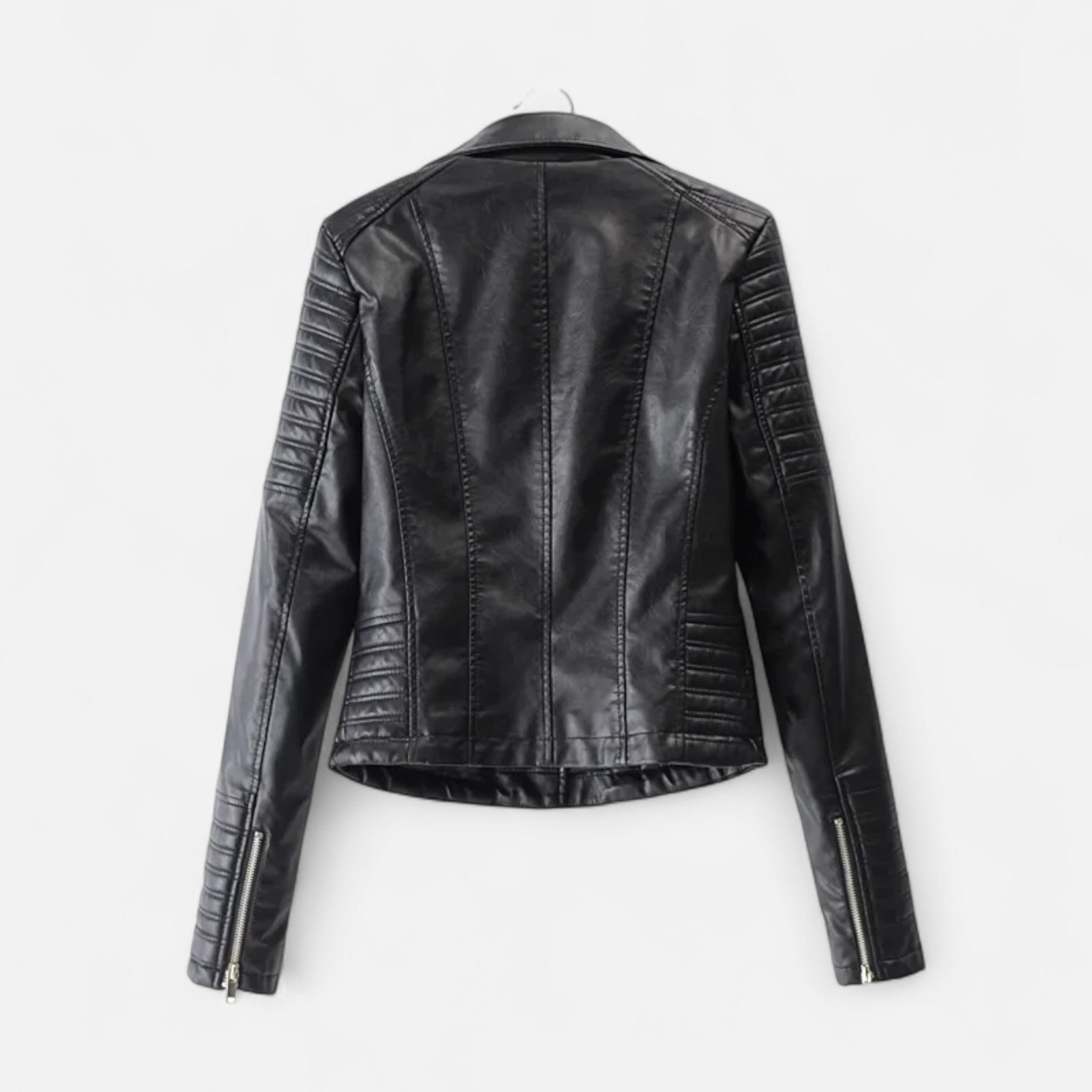 Ancienne Monde | Veste Femme Intemporelle en Cuir Design Biker