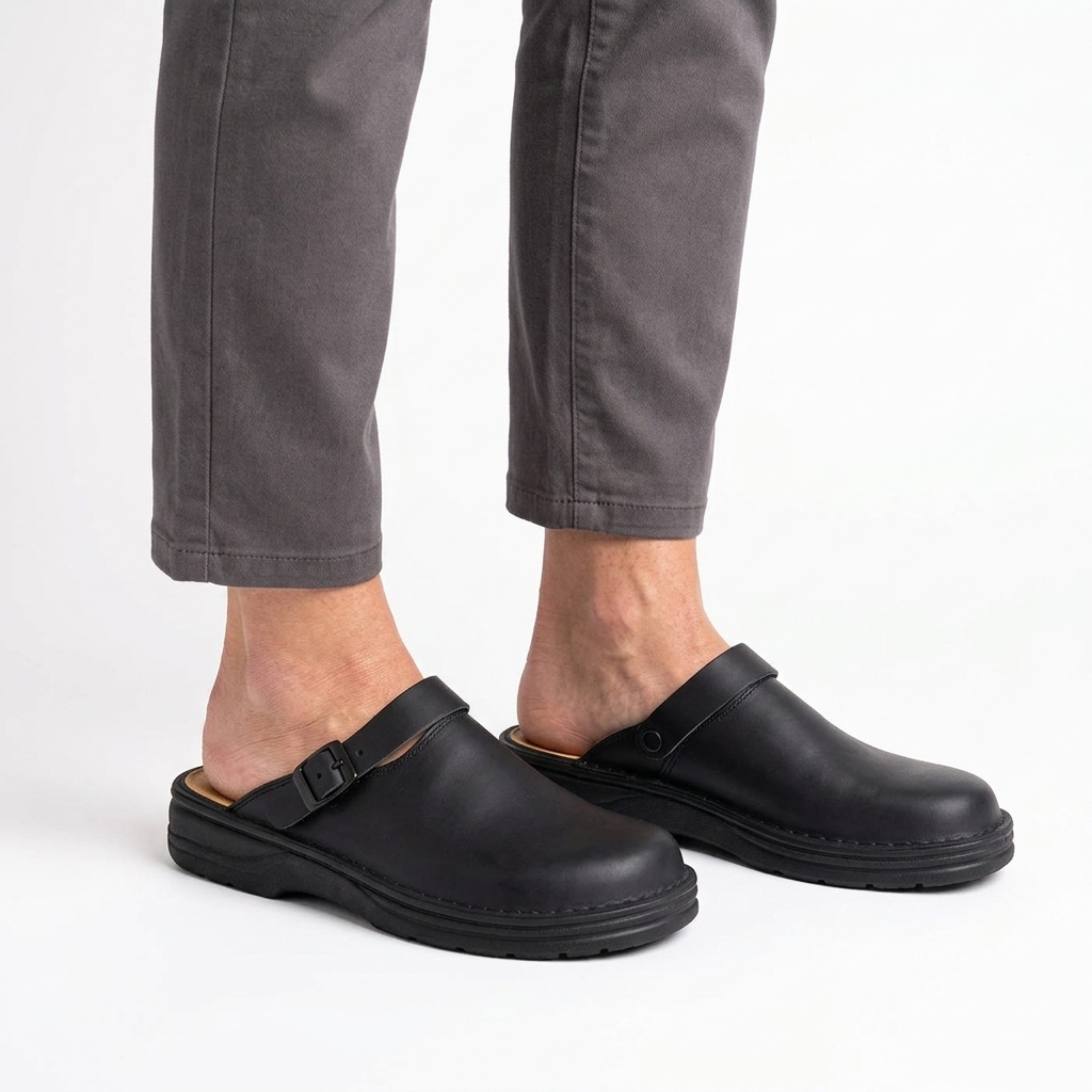 Chaussons mules femme — bride réglable — chaussures de maison confortables