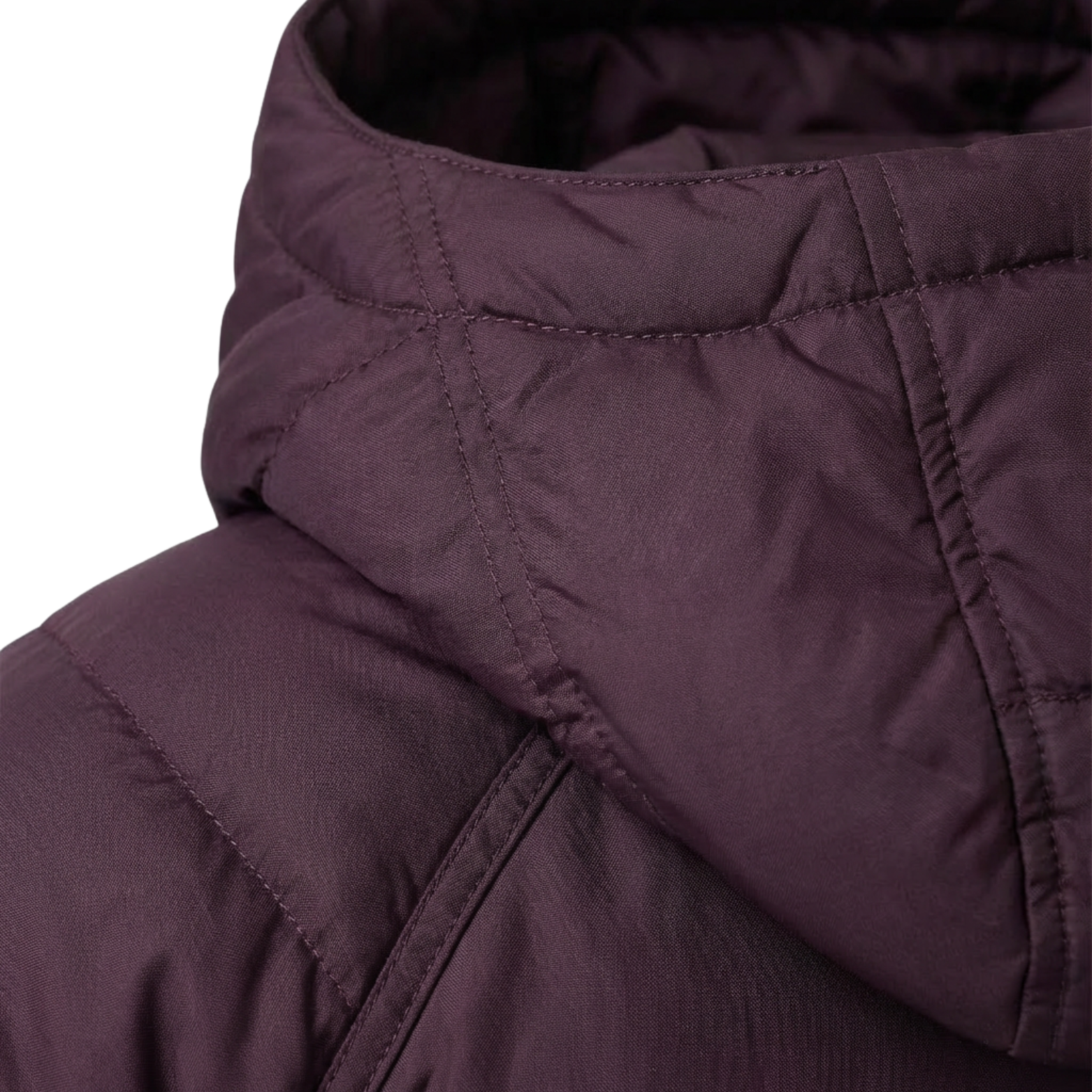 Women's Quilted Cotton Jacket, Short Winter Coat with Hood, Loose Fit