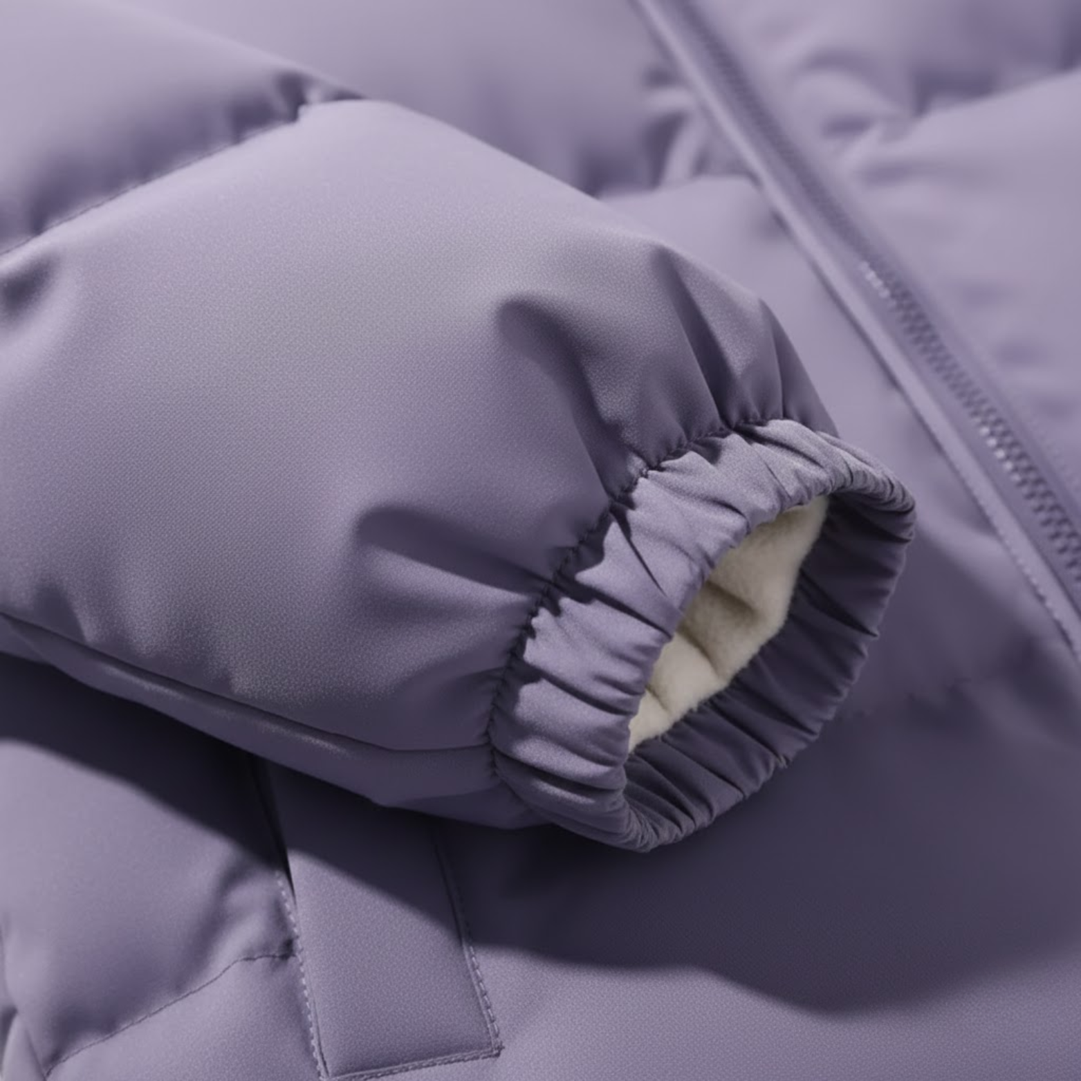 Thick solid color cotton jacket with hood, warm for winter