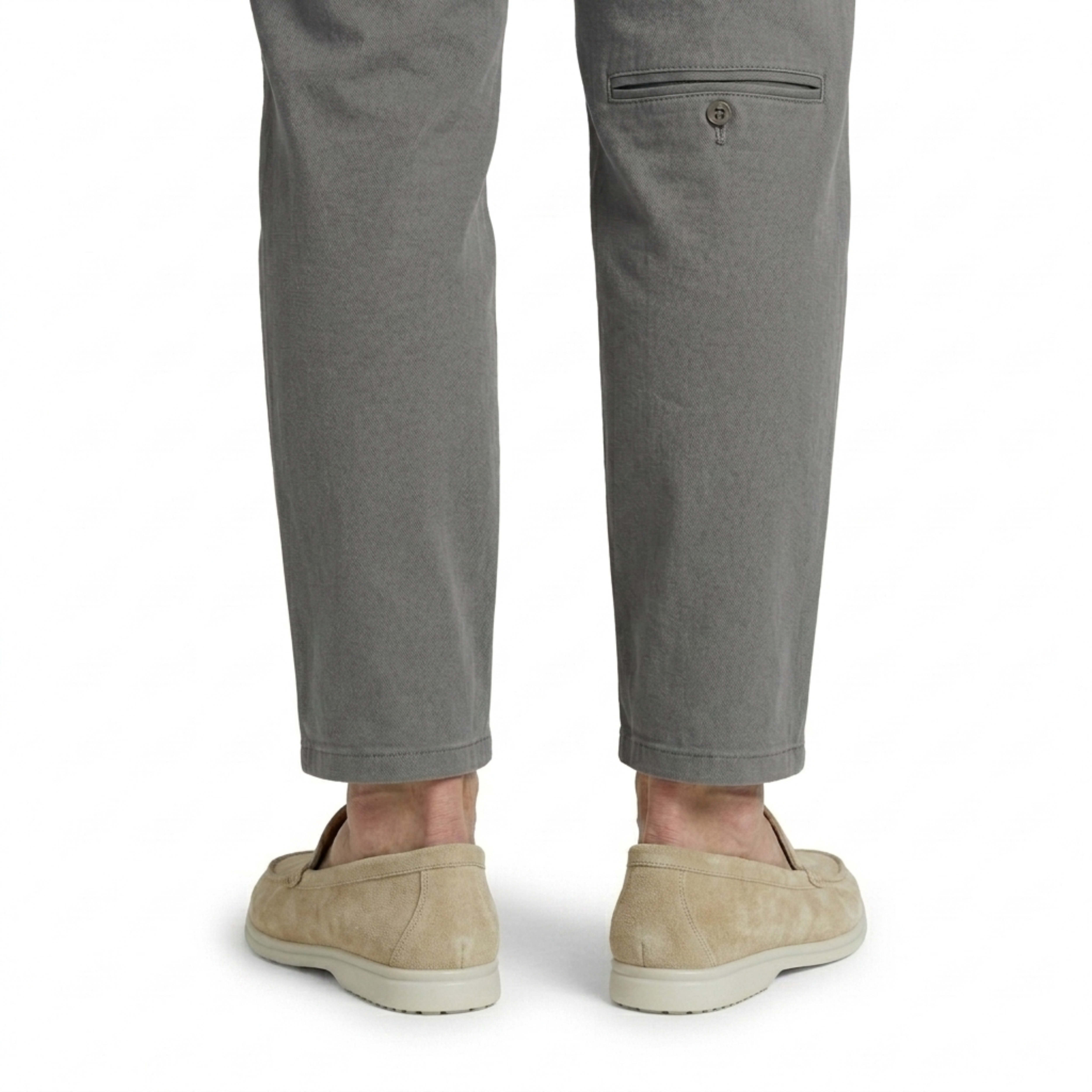 Men's suede moccasins — lightweight and flexible sole — office and everyday use
