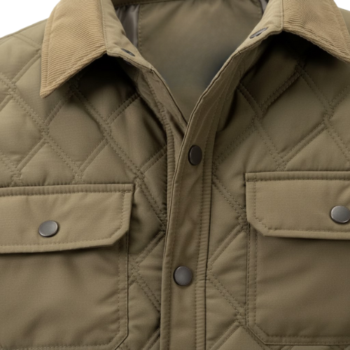 Cardigan da uomo in pile soffice a quadri diamante